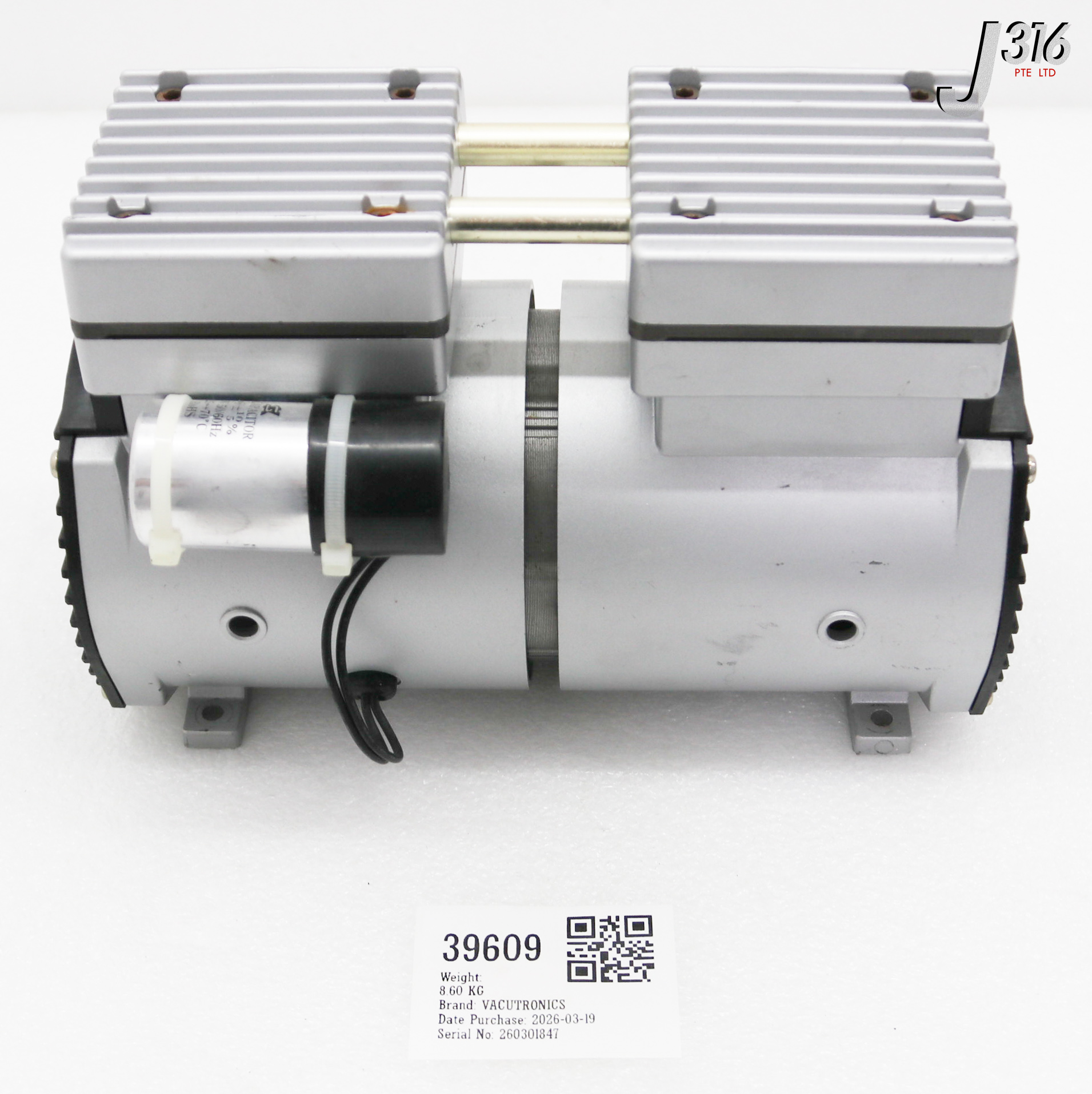 39609 VACUTRONICS OIL-LESS COMPRESSOR DP-90C(L)