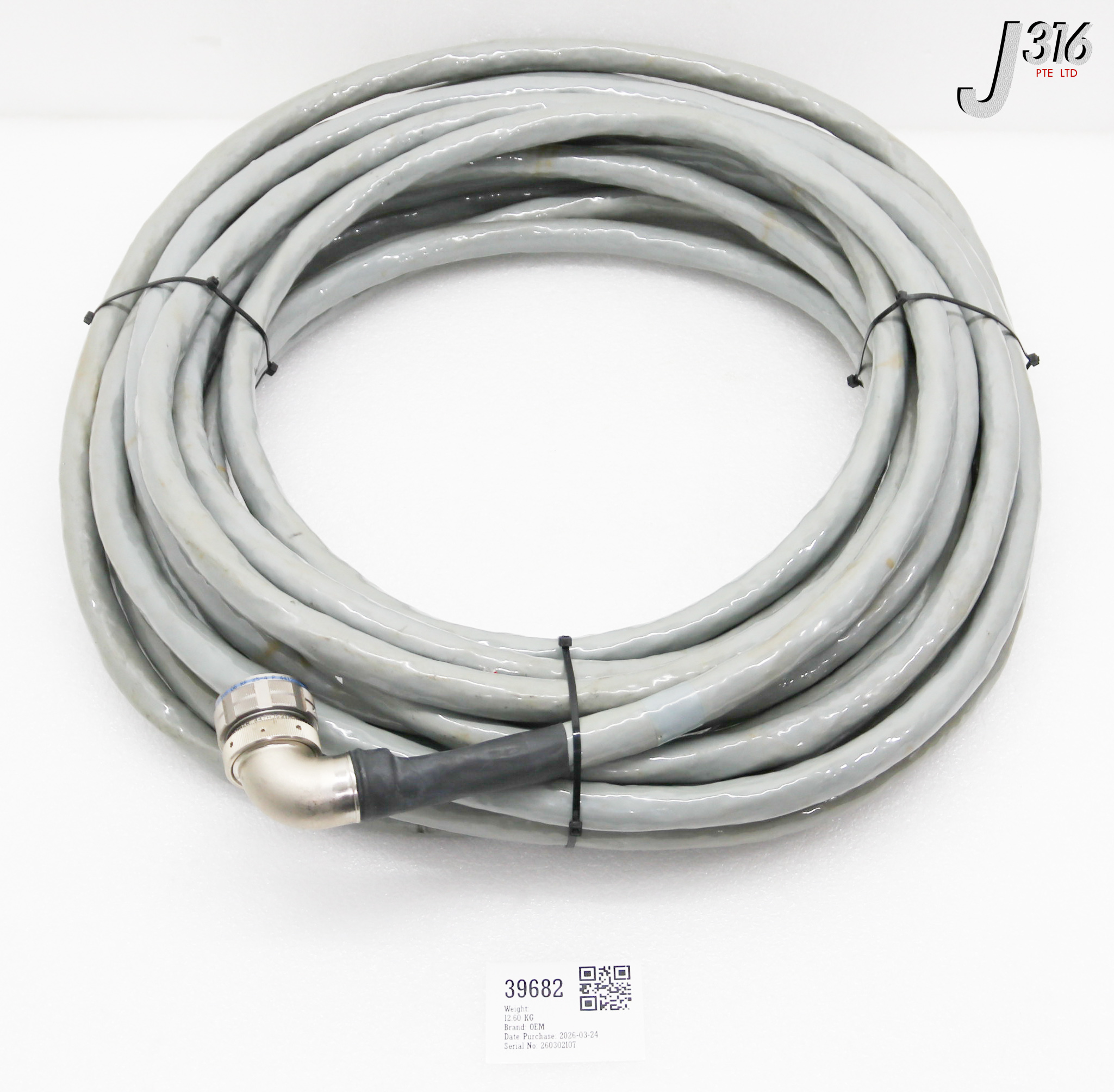 39682 PFEIFFER TURBOPUMP CABLE, 20M A215300-200