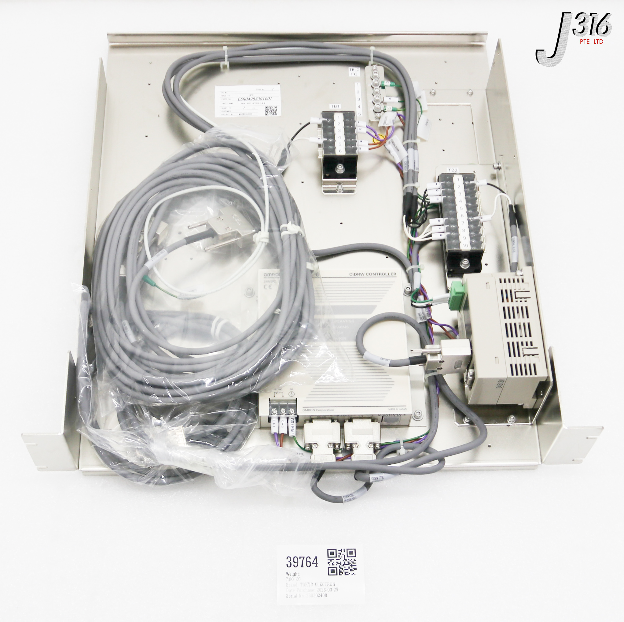 39764 TOKYO ELECTRON RACK ASSY, OPTION LM-M (NEW) ESR04983391001