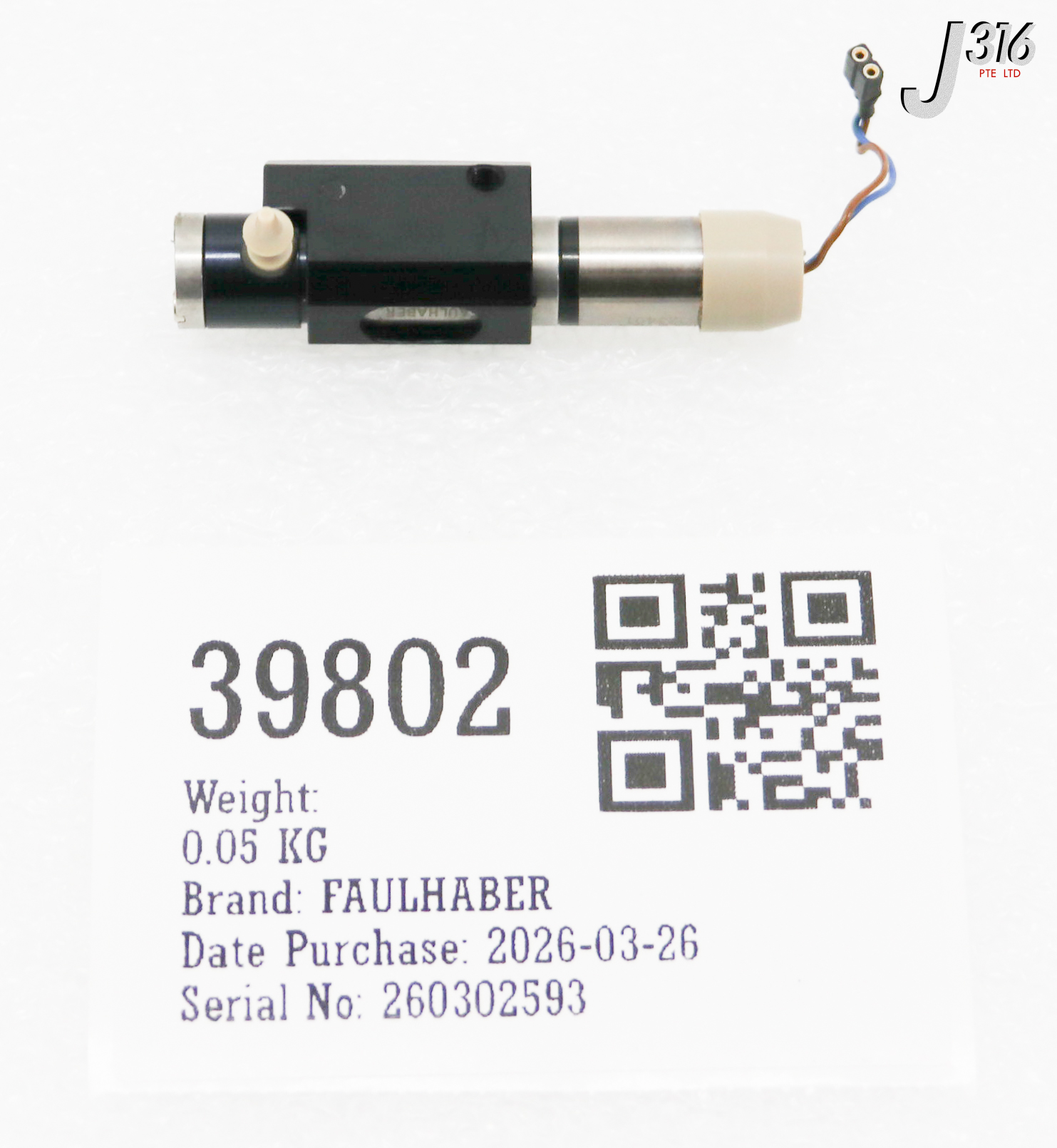 39802 FAULHABER DC-MICROMOTORS, BRUSHLESS DC-MOTORS, STEPPER MOTORS 1016 M 012 G