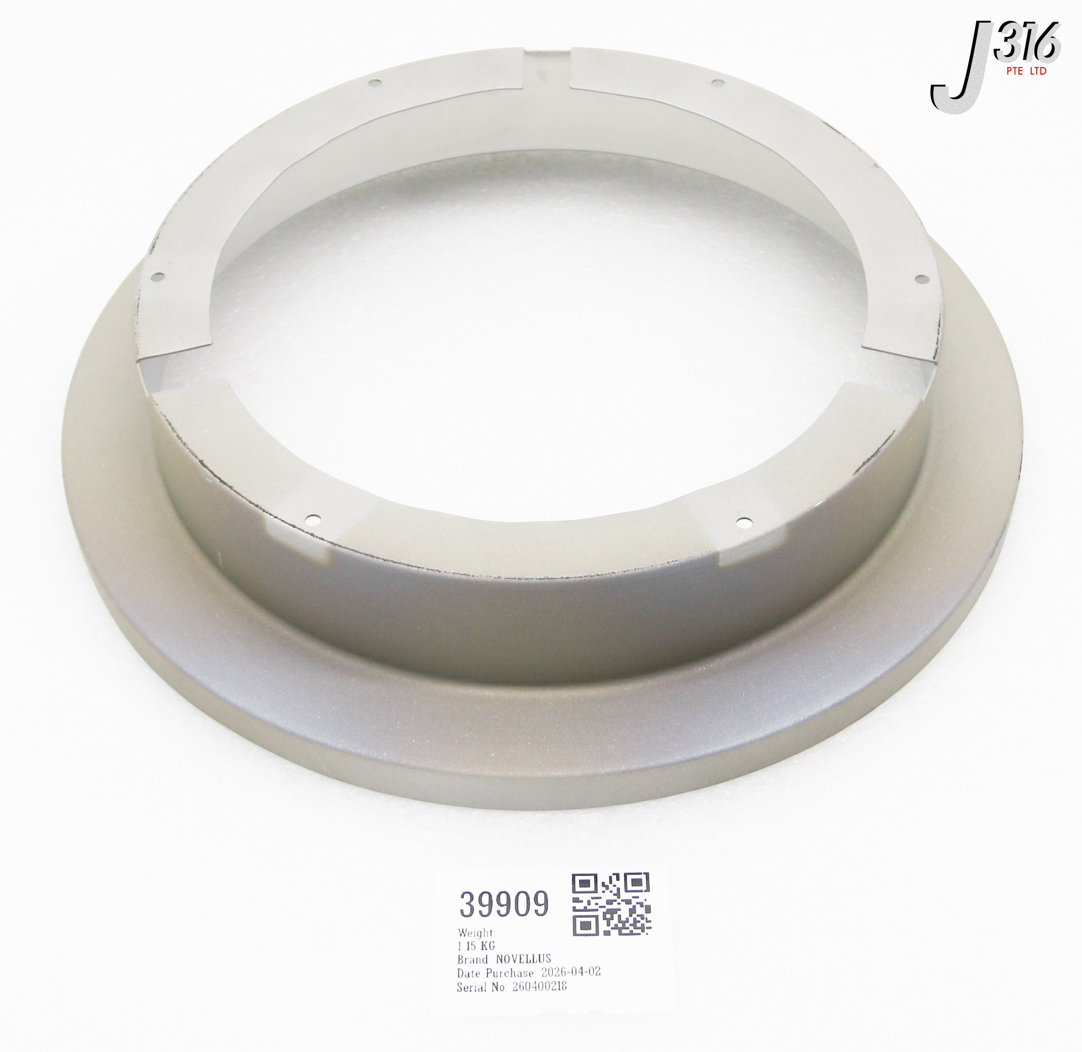 39909 NOVELLUS HEATER SUPPORT SHIELD, 0.2M 04-730737-01