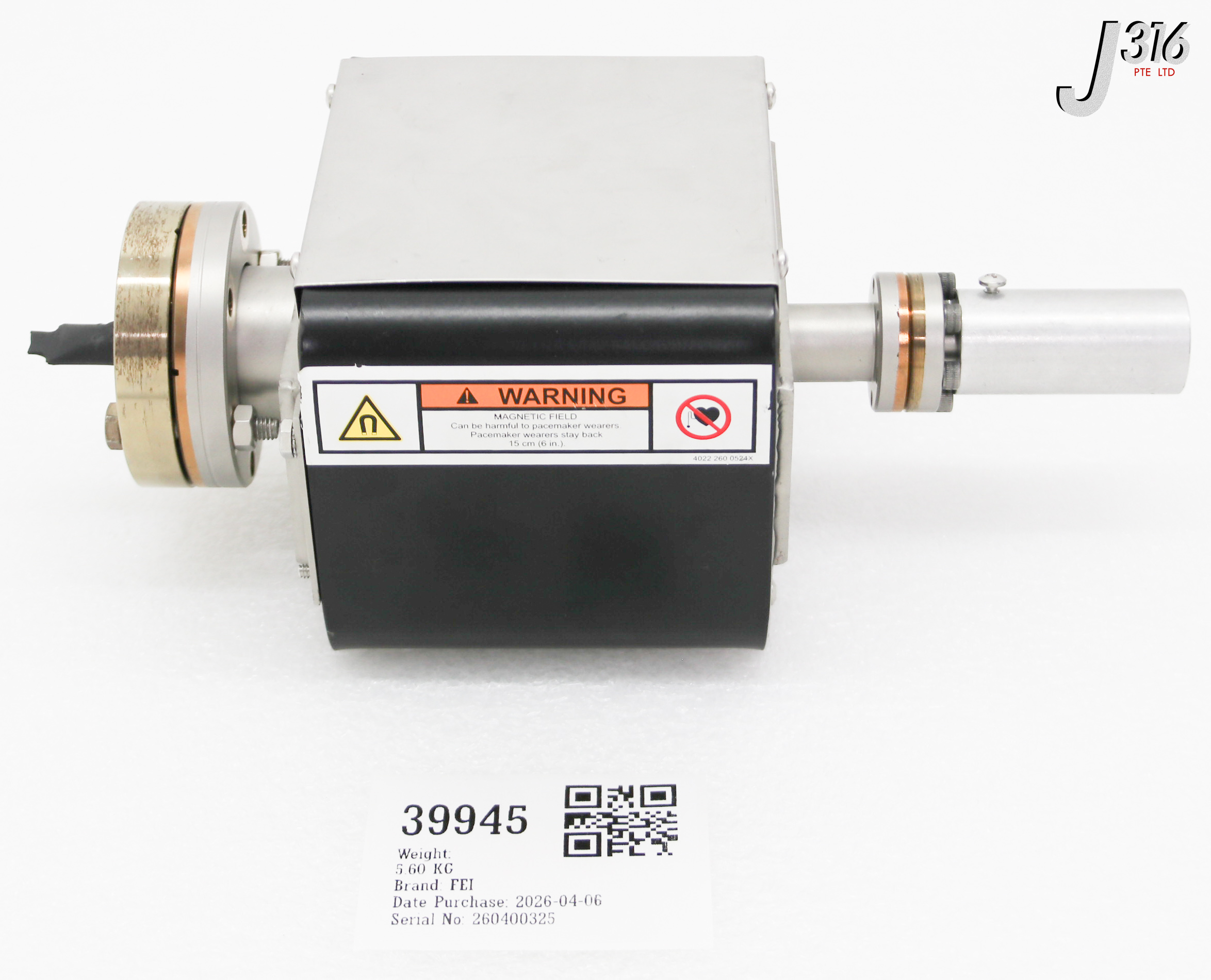 39945 FEI SPUTTER ION PUMP ASSY Z1012027