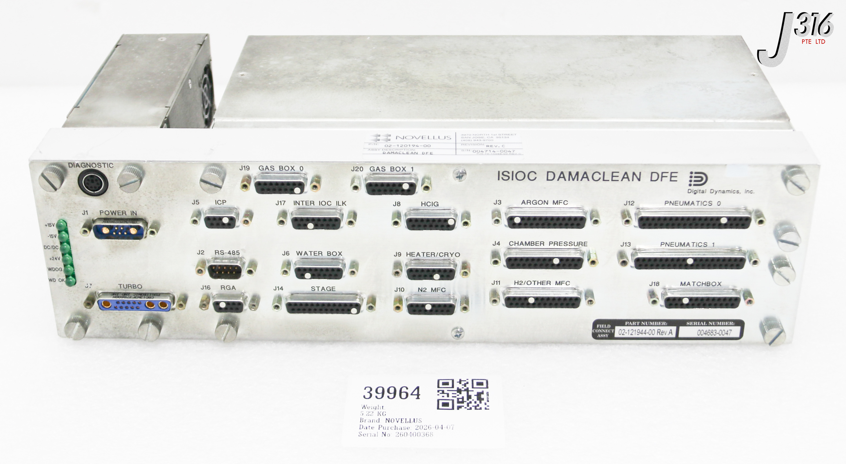 39964 NOVELLUS DAMACLEAN DFE 02-120194-00