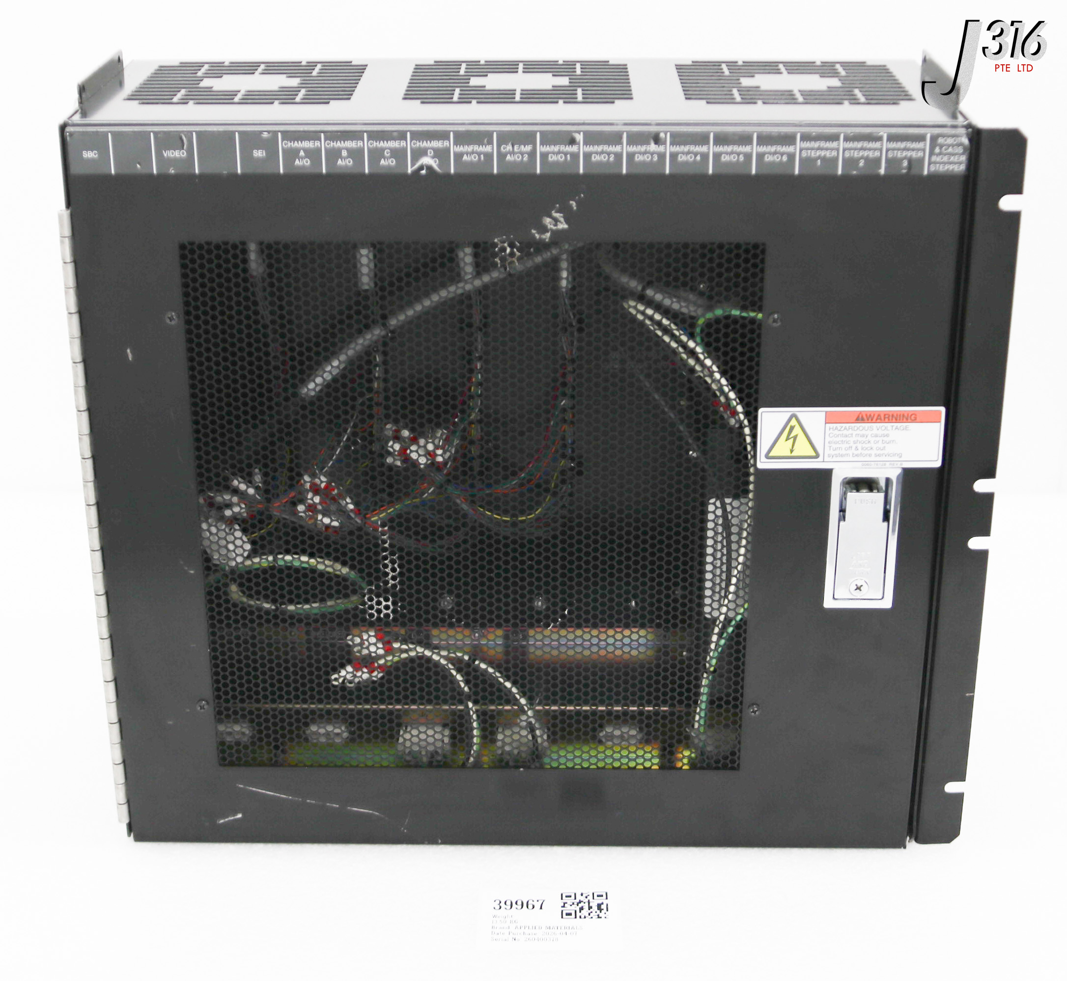 39967 APPLIED MATERIALS ASSY 5 PHASE DRIVER W/ MULTI SLOT COOLDN (PARTS) 0010-75184