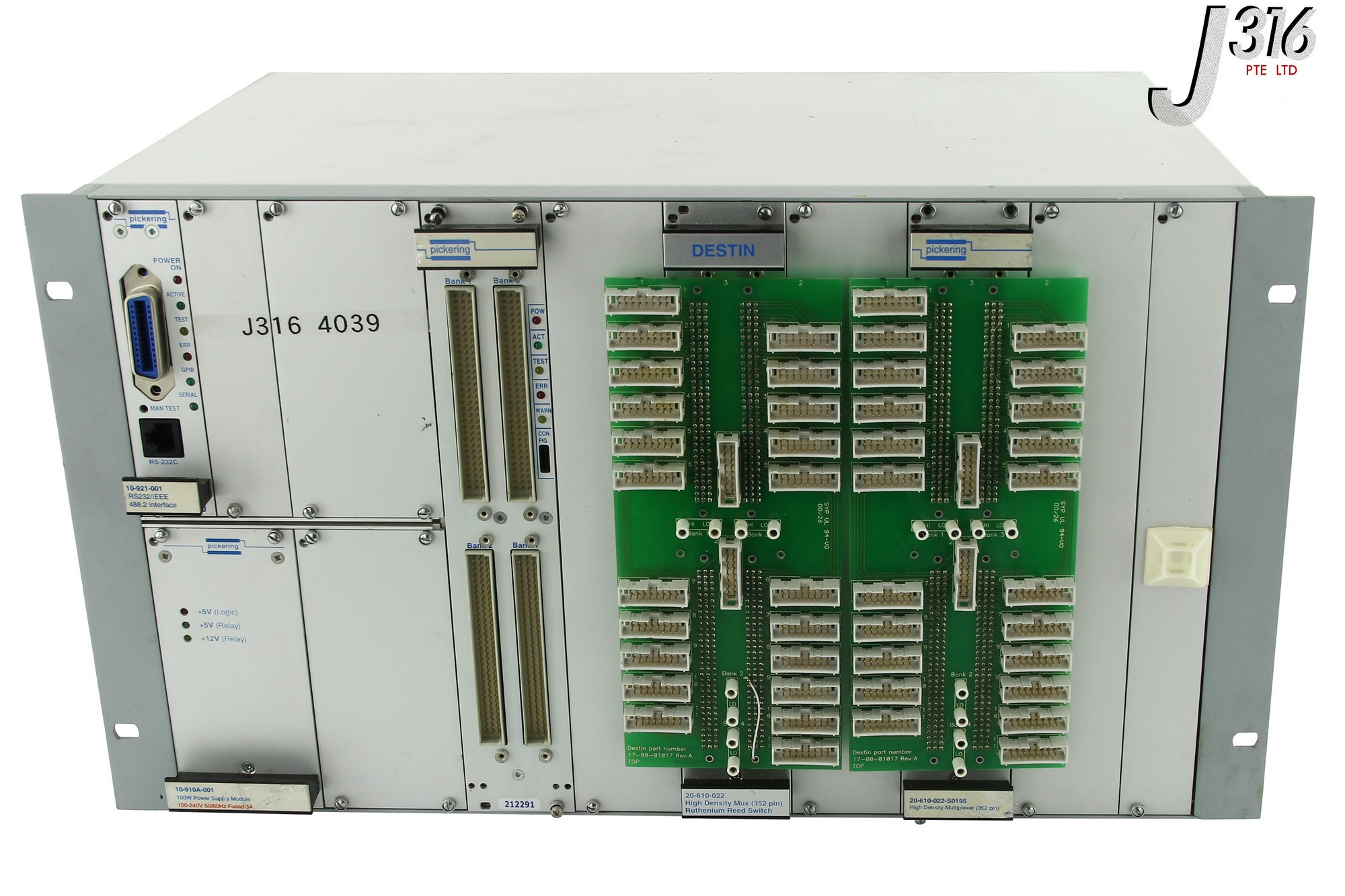 4039 PICKERING INTERFACES INTERFACE MODULE W/10-921-001,10-910A-001 S2448