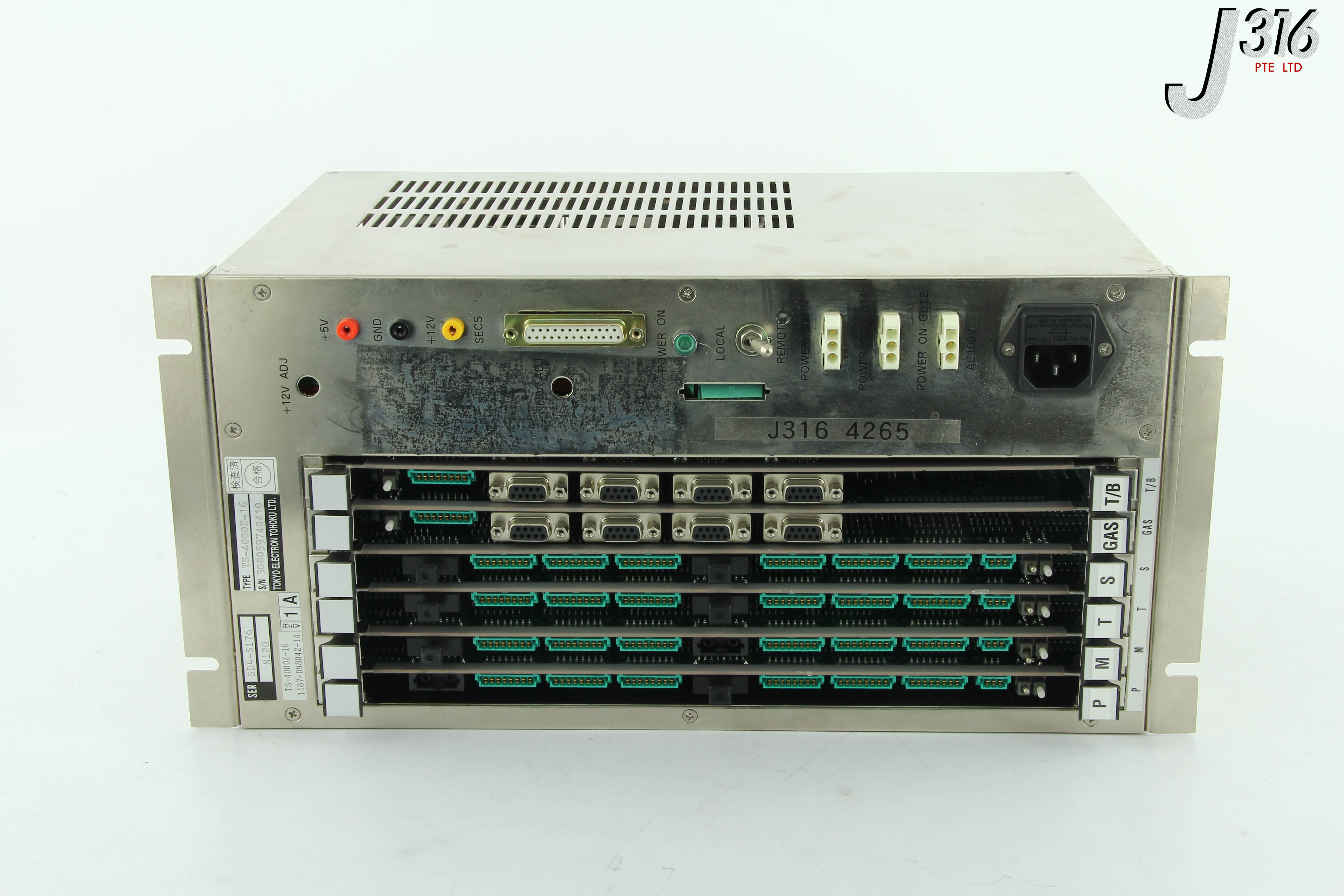 4265 TOKYO ELECTRON SLOT T CARD CONTROL UNIT TS-4000Z-16