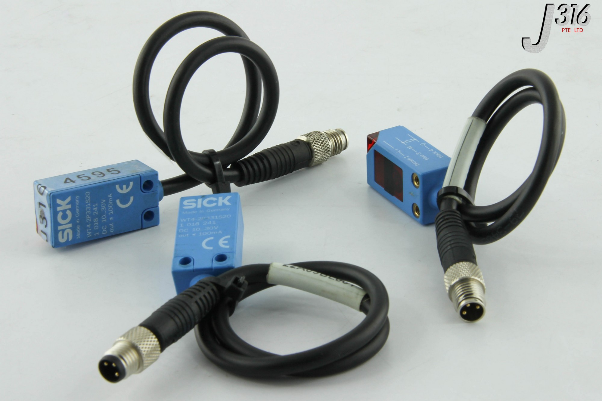 4595 SICK PROXIMITY SENSOR (LOT OF 3) WT4-2P331S20