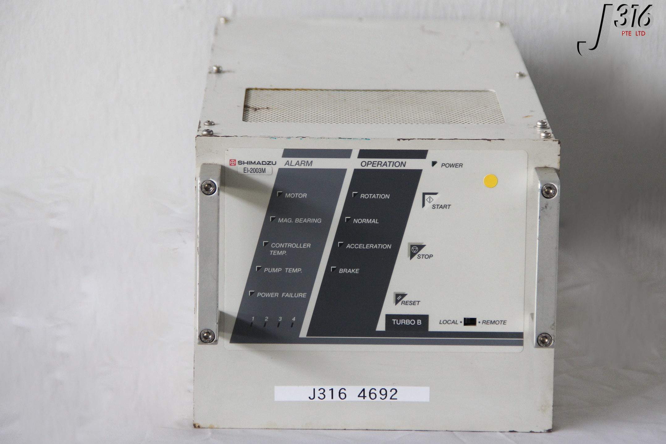 4692 SHIMADZU VACUUM PUMP CONTROLLER EI-2003M