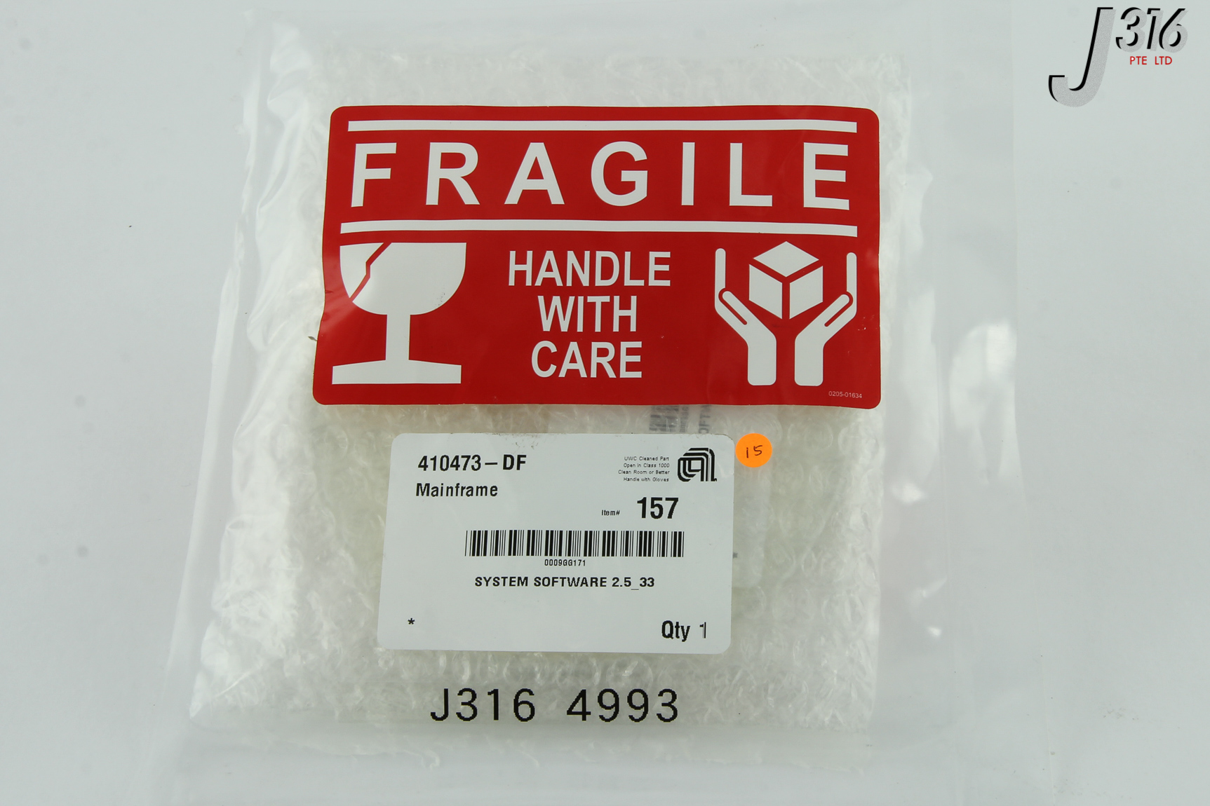 4993 APPLIED MATERIALS MAINFRAME - SYSTEM SOFTWARE 2.5_33 410473-DF