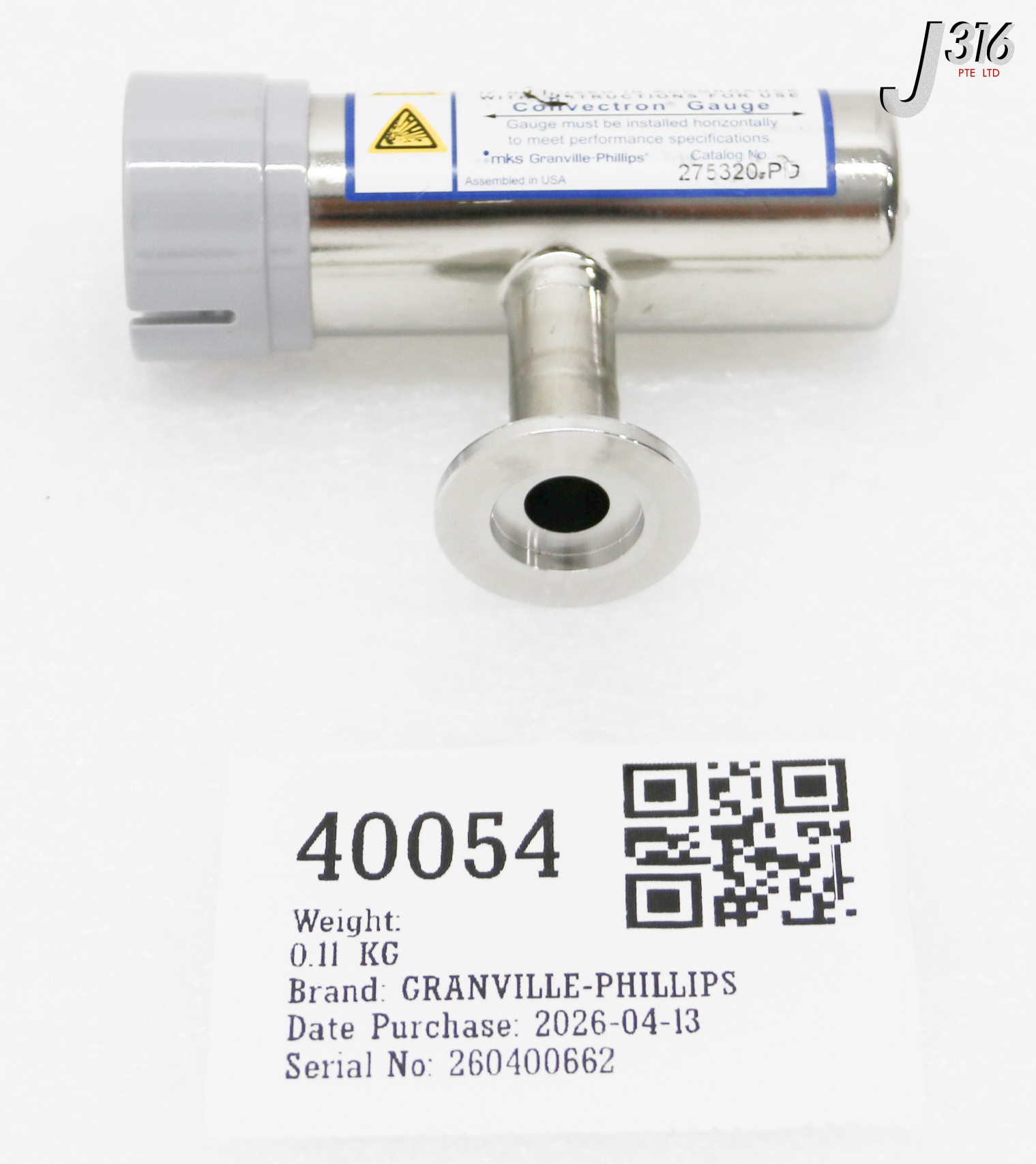 40054 GRANVILLE-PHILLIPS CONVECTRON GAUGE 275320-PQ