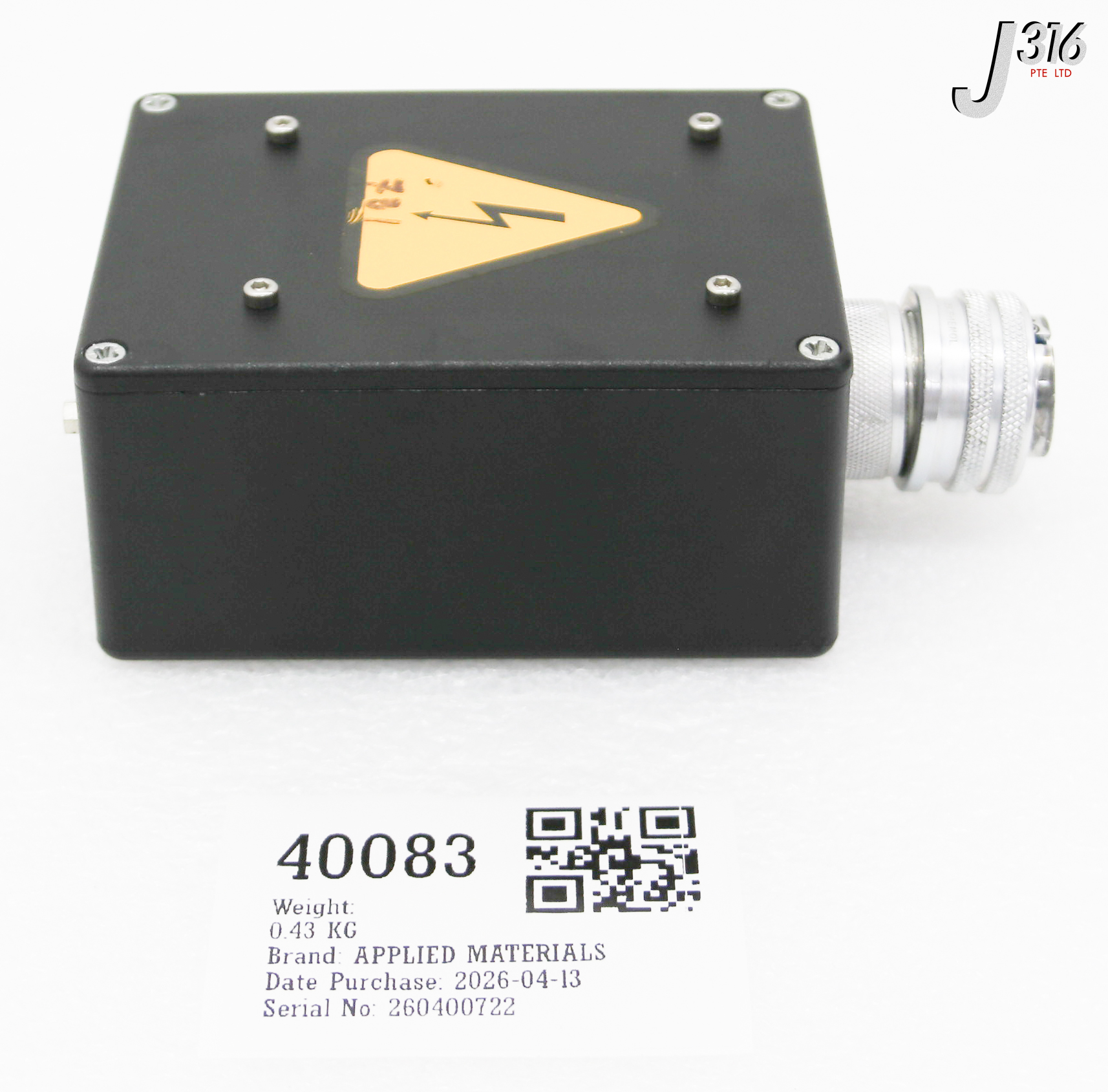 40083 APPLIED MATERIALS ATTENUATOR BOX 5121100000
