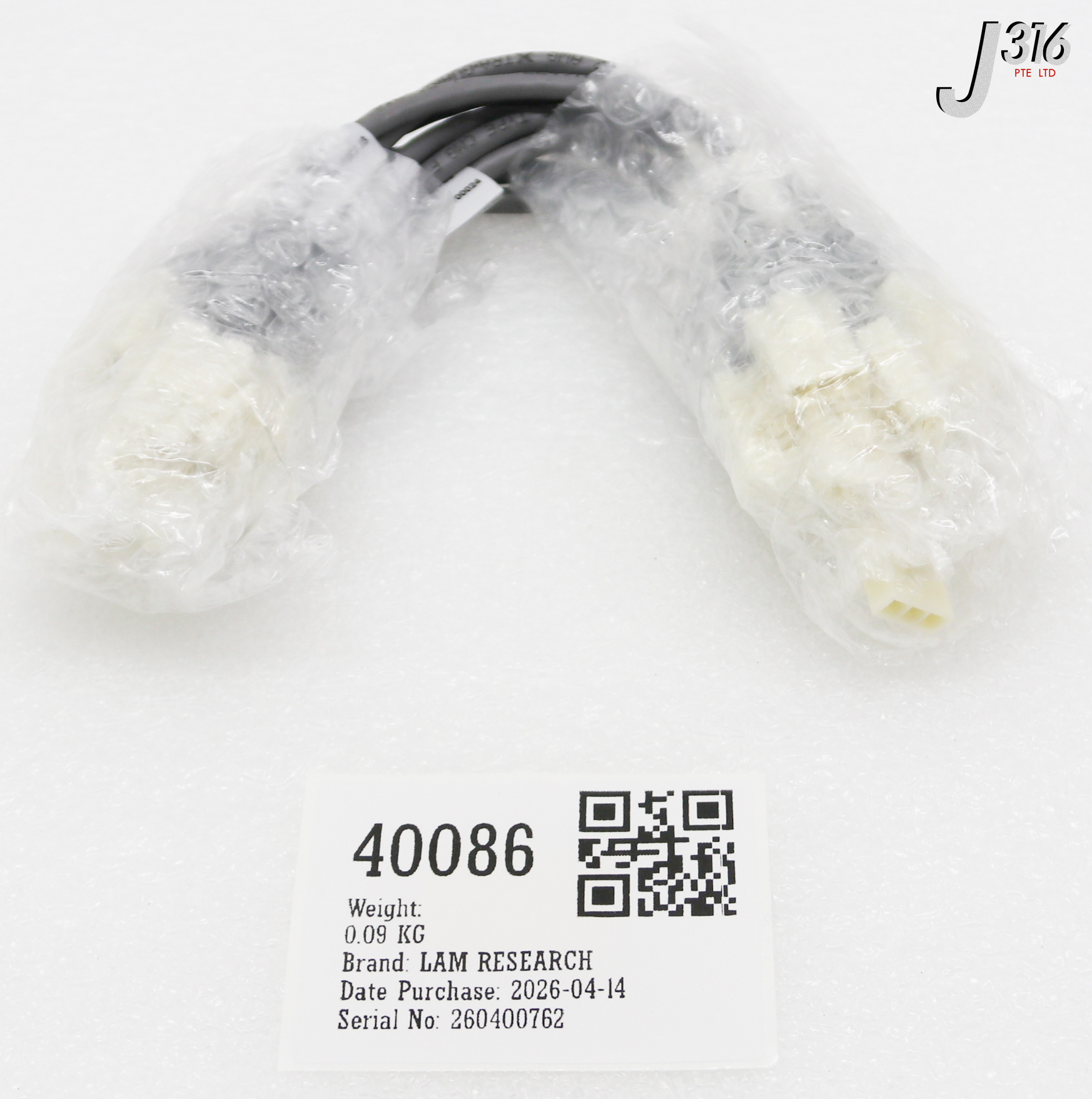 40086 LAM RESEARCH CA, WATER LEAK DETECTION, ADAPTER (LOT OF 10) (NEW) 853-186767-006