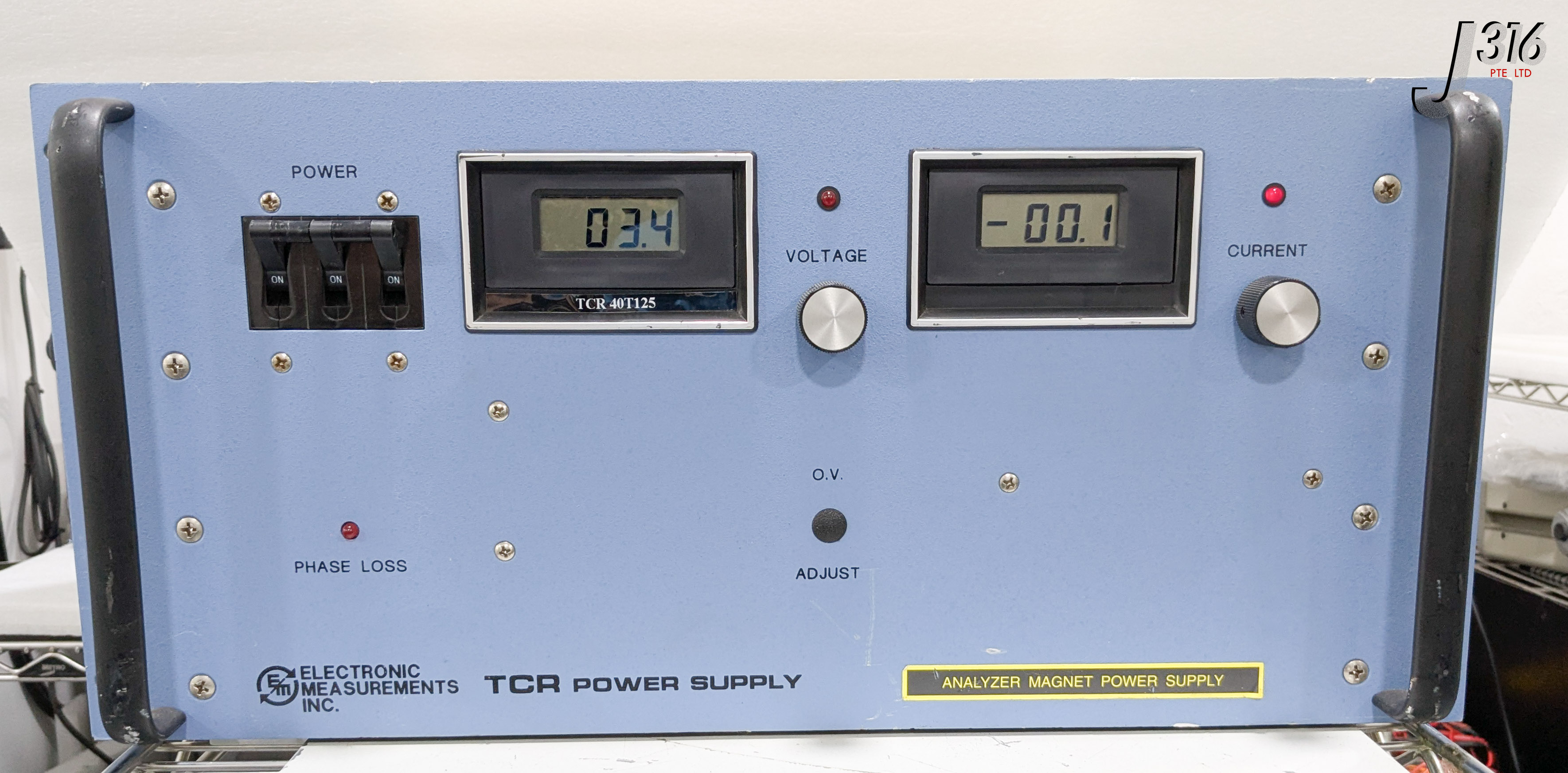 40138 LAMBDA EMI ANALYZER MAGNET POWER SUPPLY, TCR 40T125-1-D-0745A E11000142