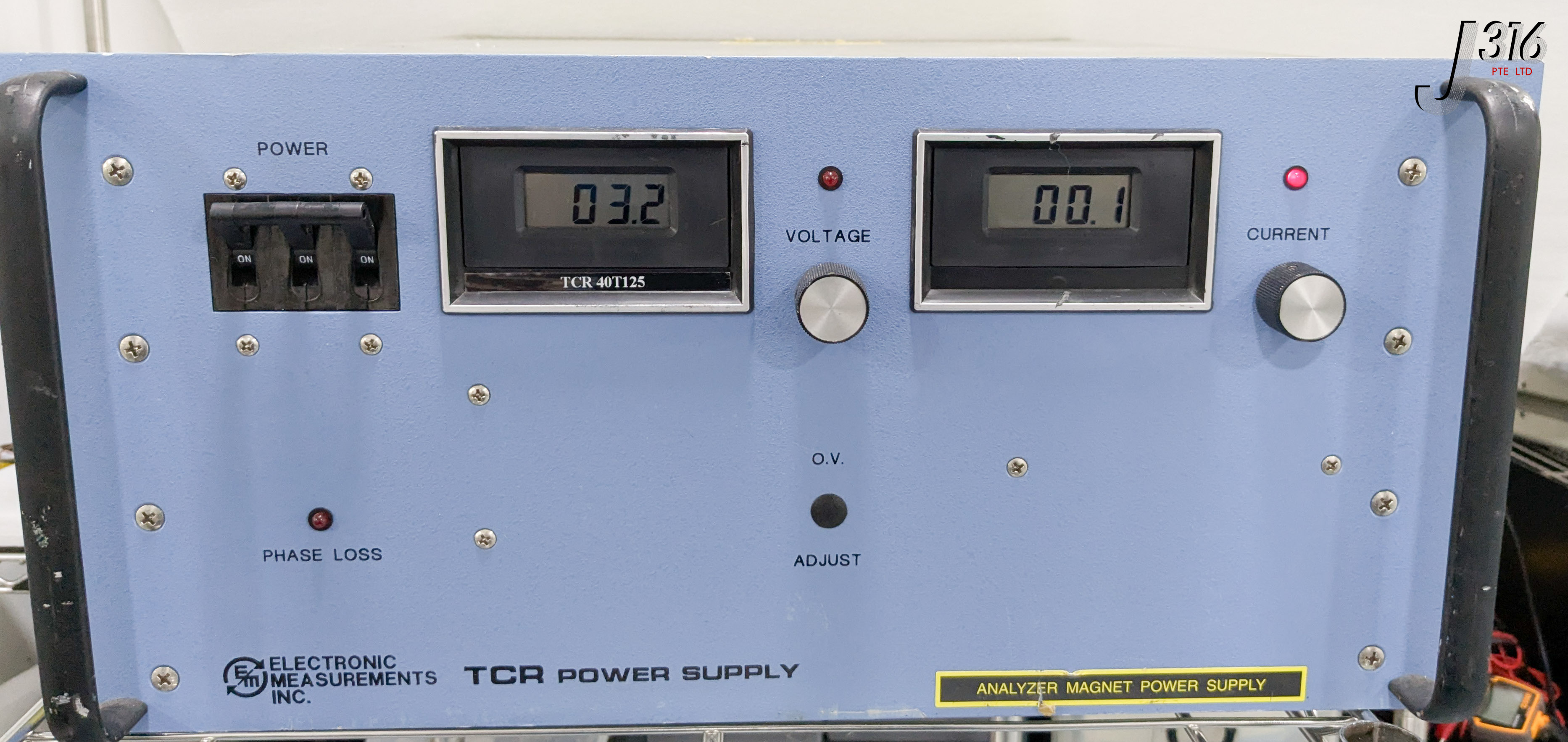 40147 LAMBDA EMI ANALYZER MAGNET POWER SUPPLY, TCR 40T125-1-D-0745A E11000140 E11000142