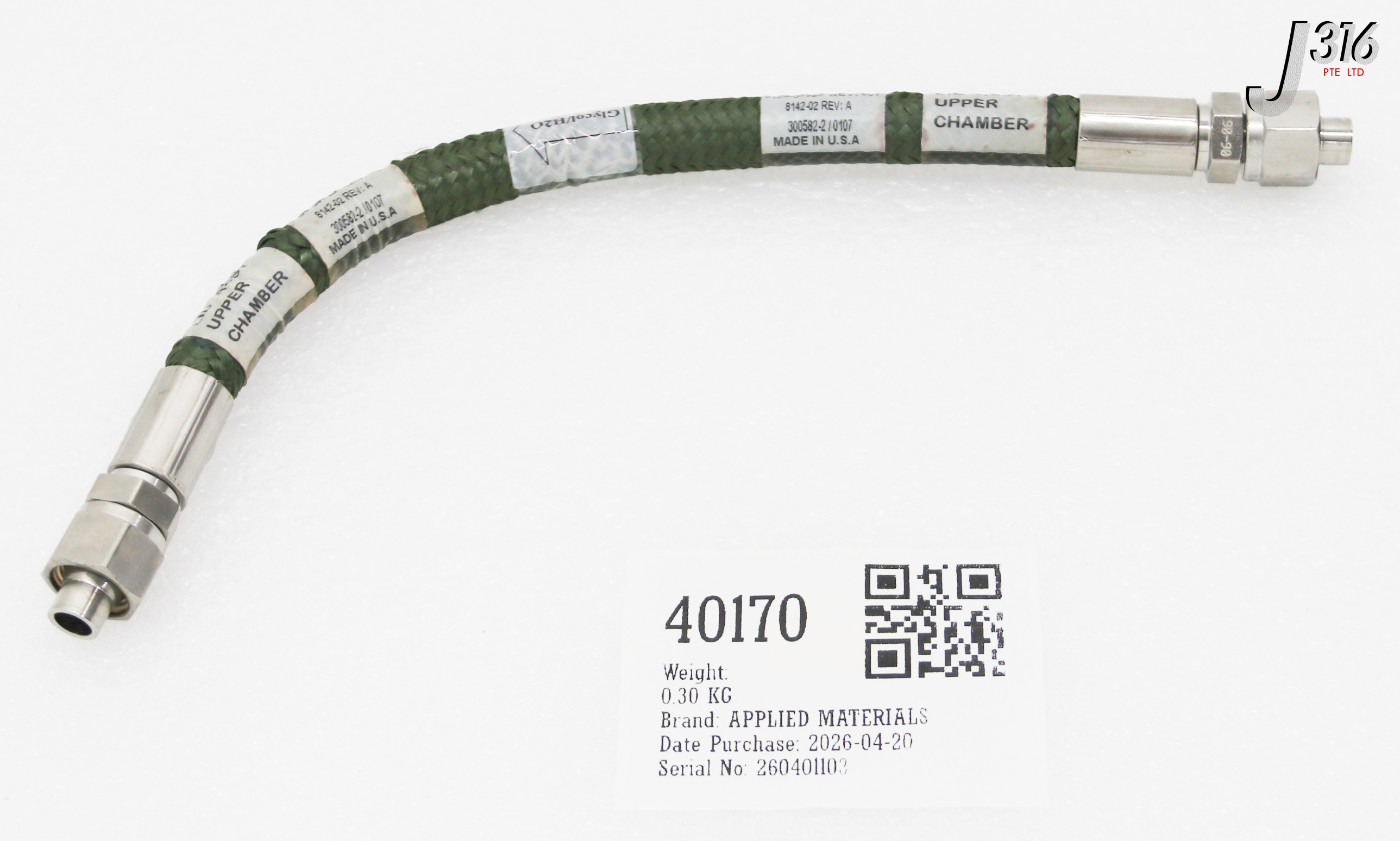 40170 APPLIED MATERIALS LID ASSY UPPER CHAMBER 0190-04983