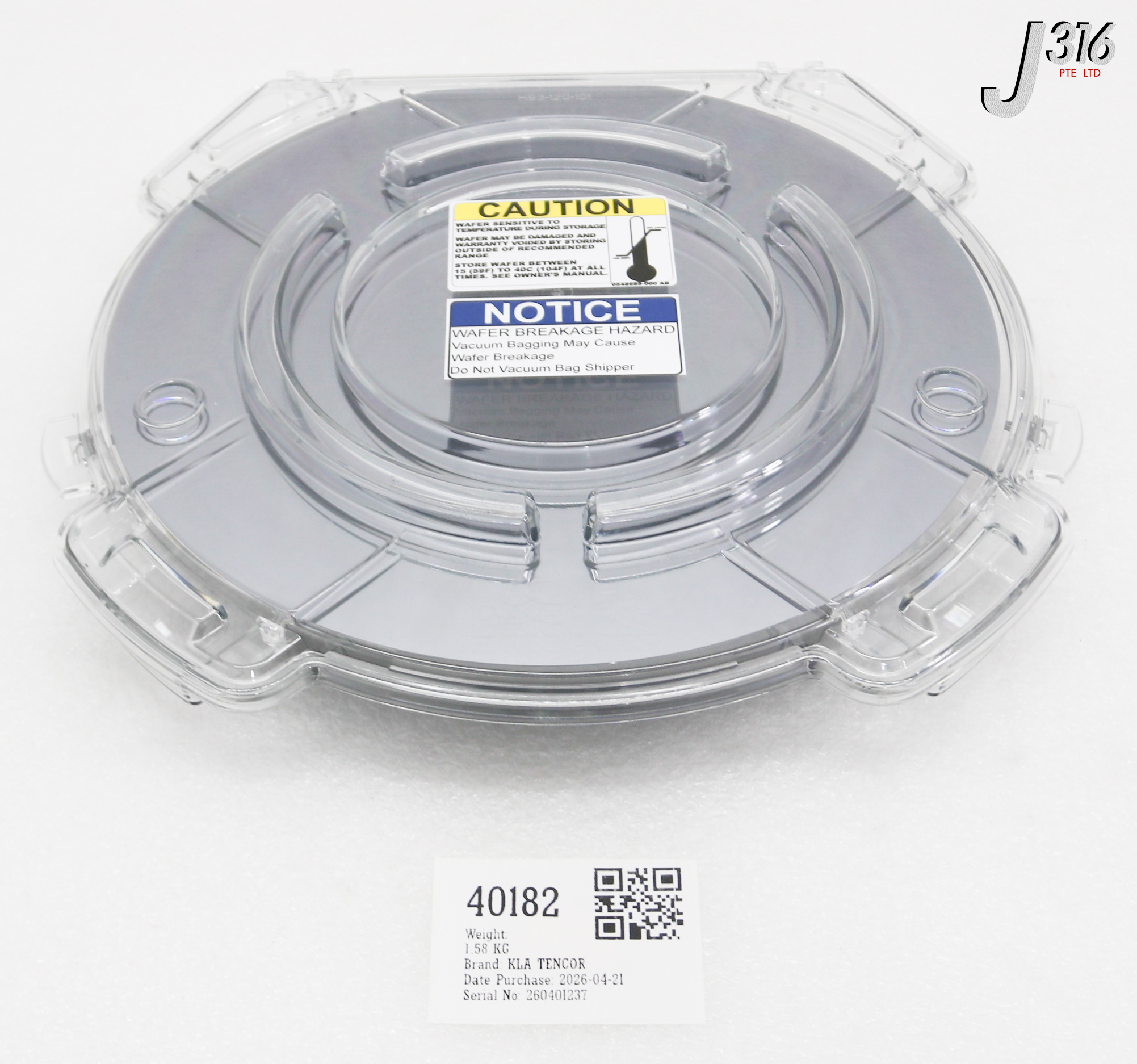 40182 KLA TENCOR SENSARRAY SENSOR WAFER 3440D-12-8100