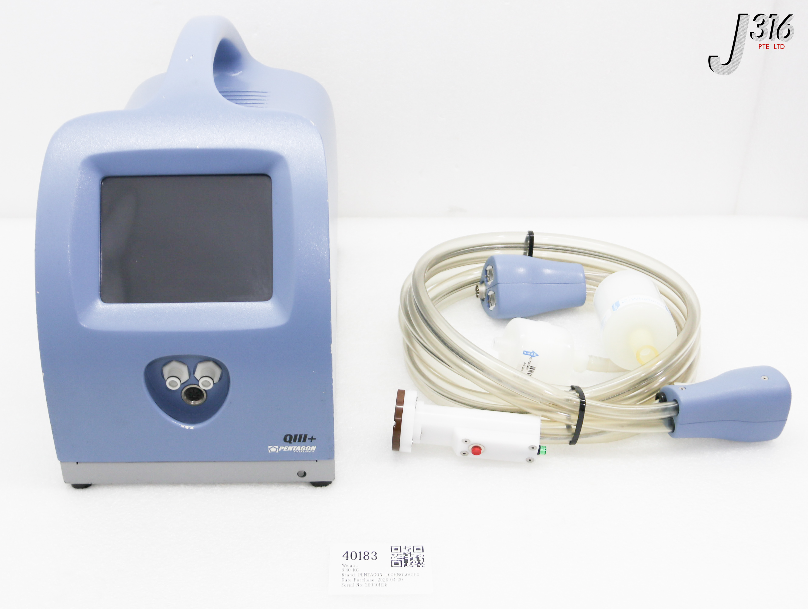 40183 PENTAGON TECHNOLOGIES PORTABLE SURFACE PARTICLE DETECTOR, 2086000-02 QIII+