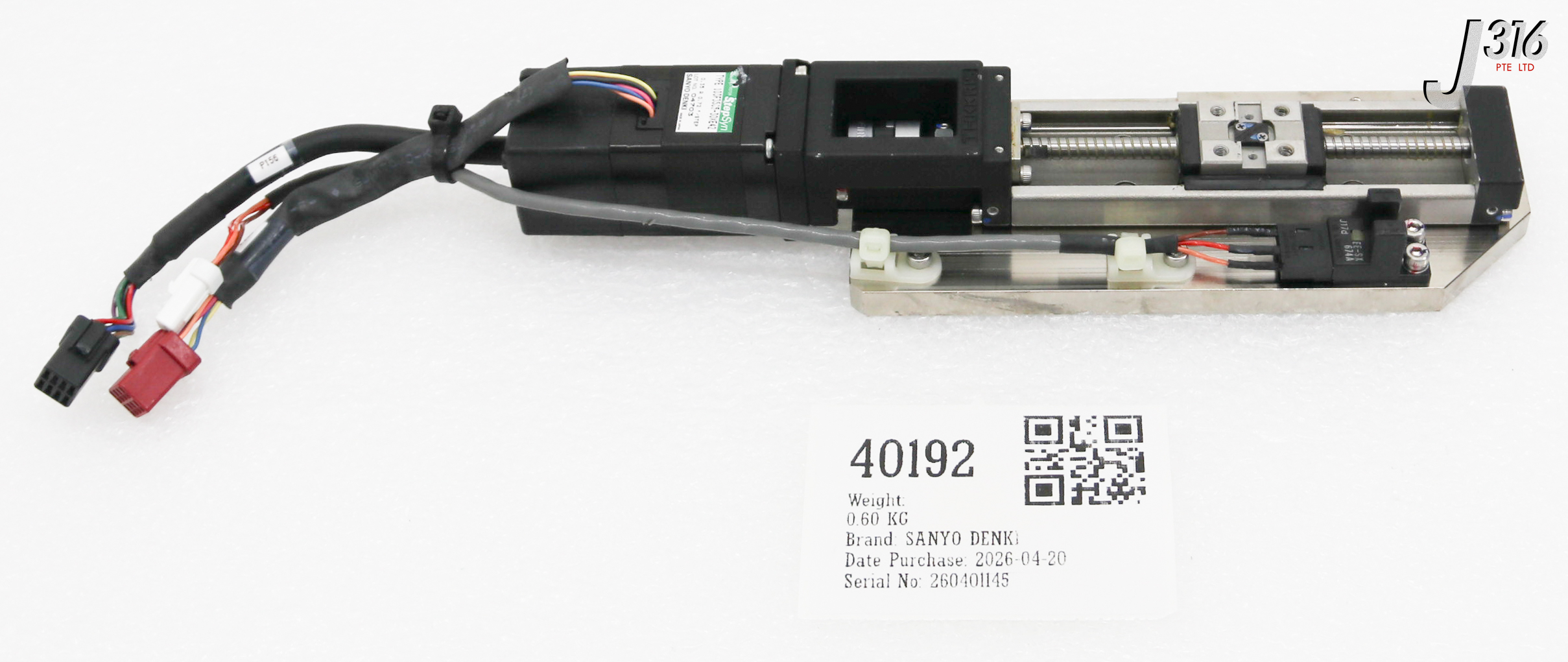 40192 SANYO DENKI STEPPING MOTOR W/ CYLINDER 103F3505-30XE42