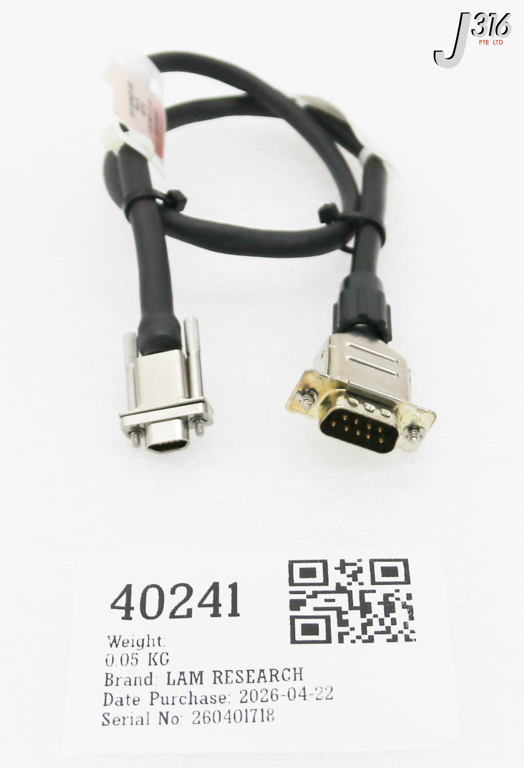 40241 LAM RESEARCH 2300 VCI/ESC SUPPLY INTERF CABLE, 50CM LENGTH 853-004605-005