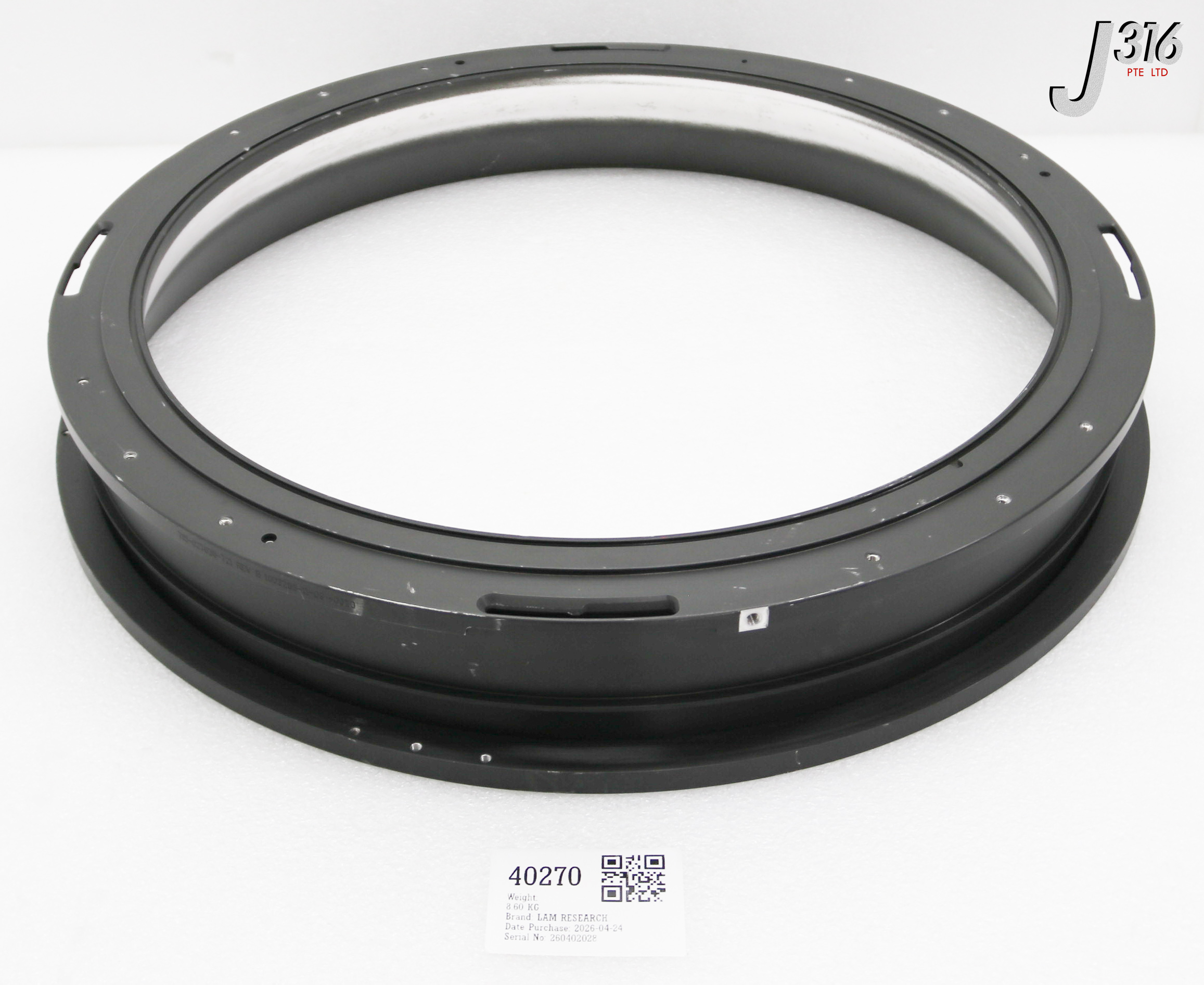 40270 LAM RESEARCH UPPER LINER PLUG 715-027638-721