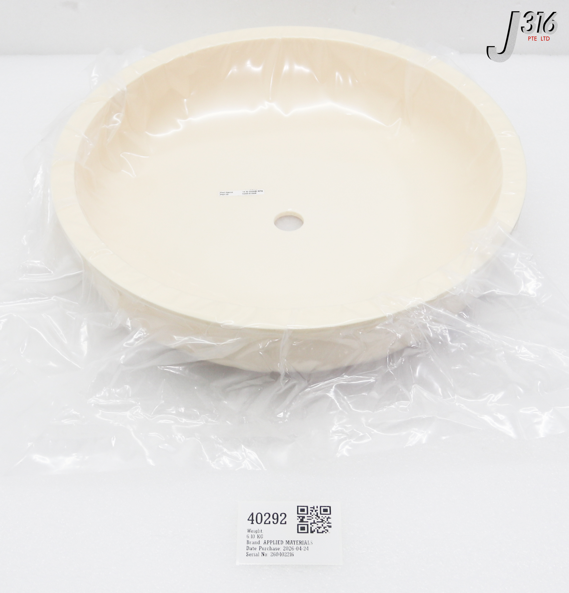40292 APPLIED MATERIALS 14 ID DOME RPS 0200-01006