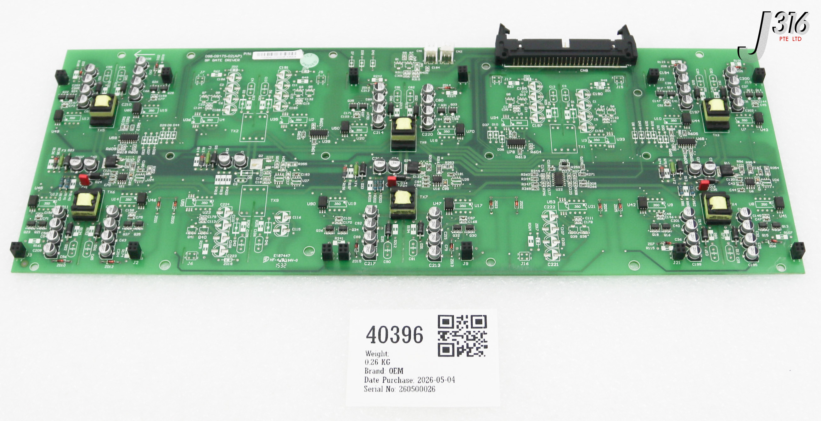 40396 OEM PCB, 9P GATE DRIVER BD 098-09175-02