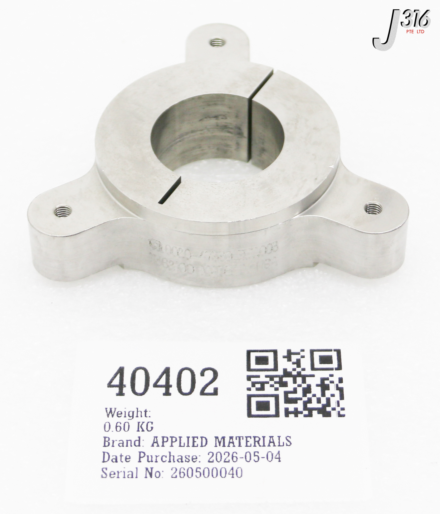 40402 APPLIED MATERIALS CLAMP DRIVE 6-PORT SPINDLE LK REFLEXI 0020-47330