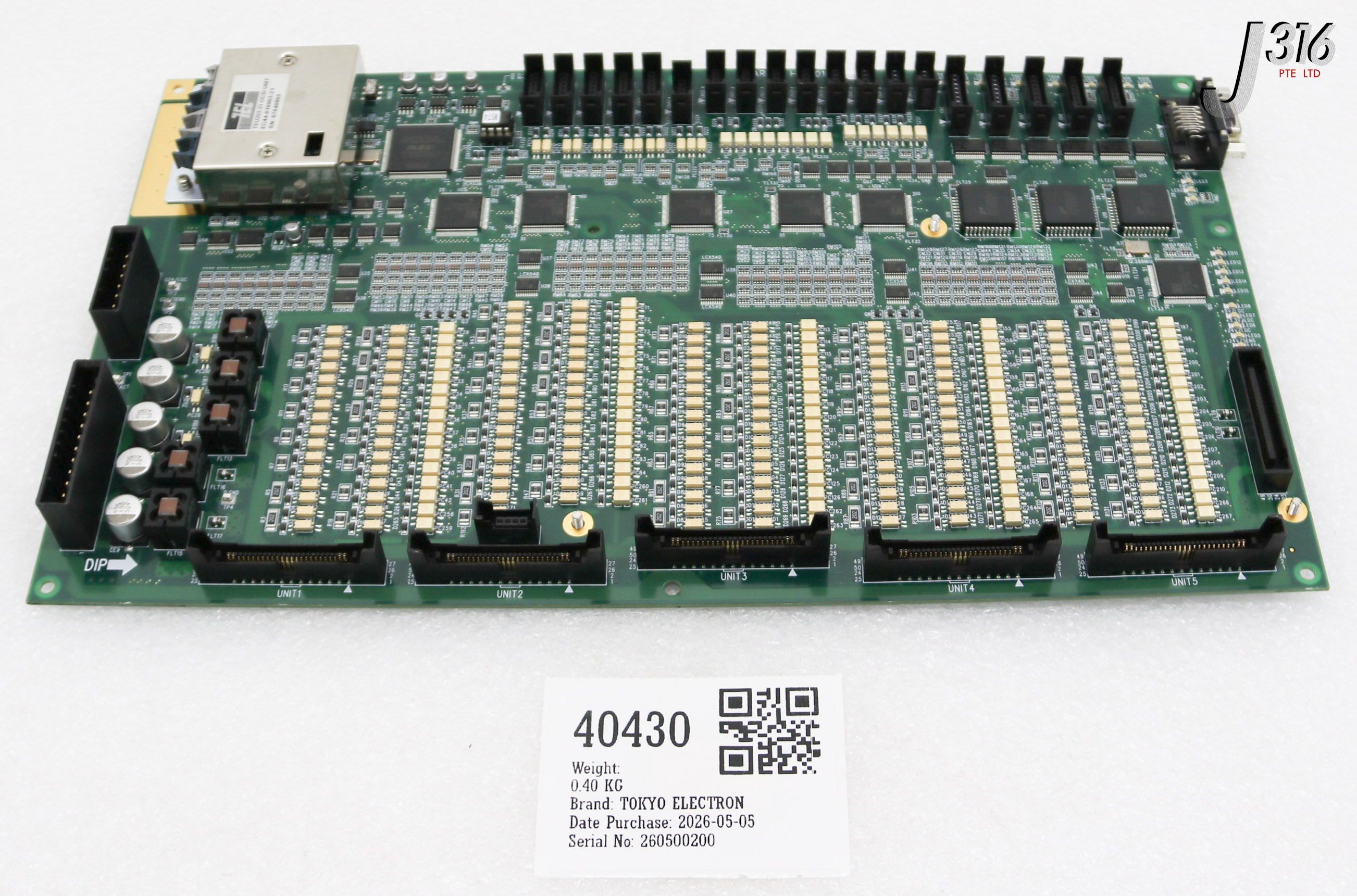 40430 TOKYO ELECTRON PCB, IO HP #01B, TMB1700 HTE-0V5-A-11