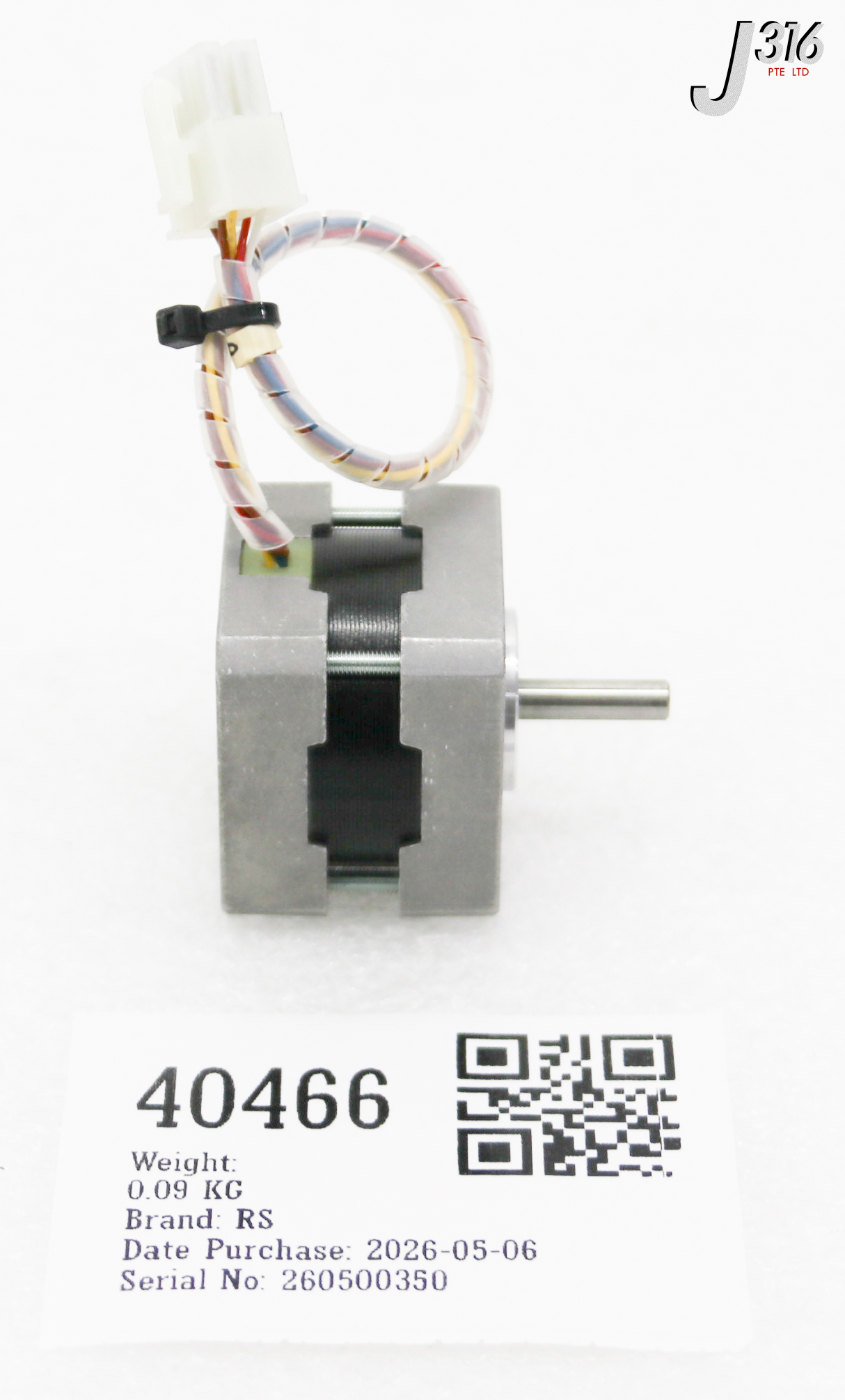 40466 RS STEPPING MOTOR, 5.0V 1.8 DEG 440-420