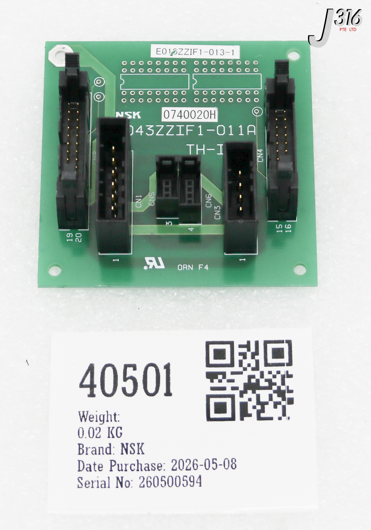 40501 NSK PCB ASSY, TH-I/F E043ZZIF1-011A
