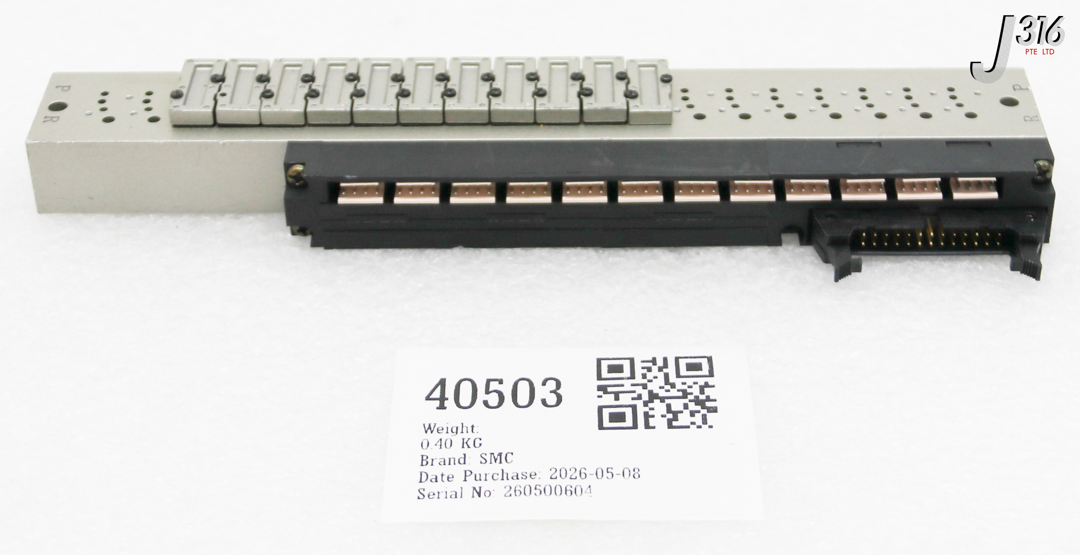 40503 SMC PNEUMATICS MANIFOLD BASE VV5J3-32P-X221