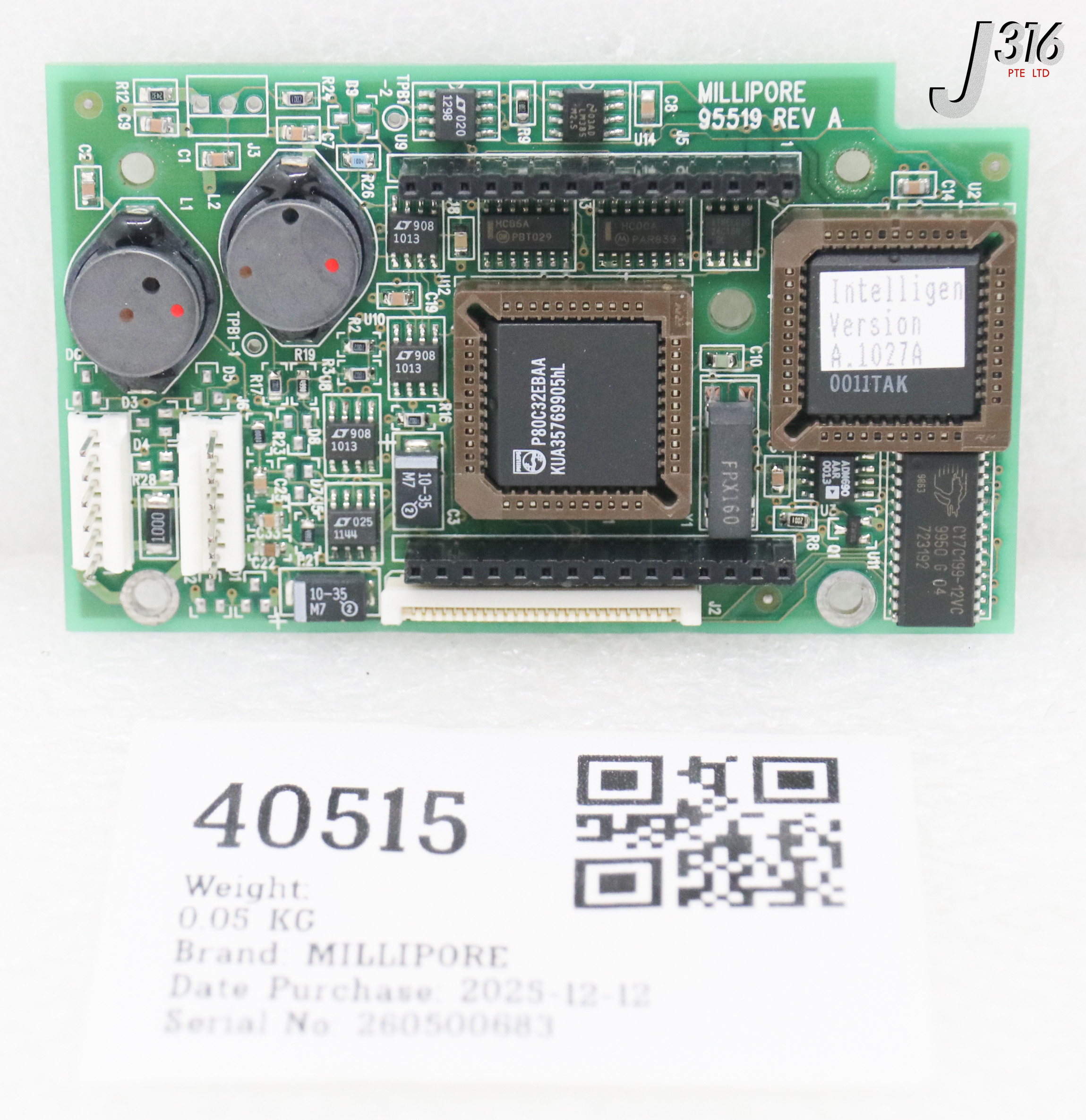40515 MILLIPORE PCB BOARD 95519
