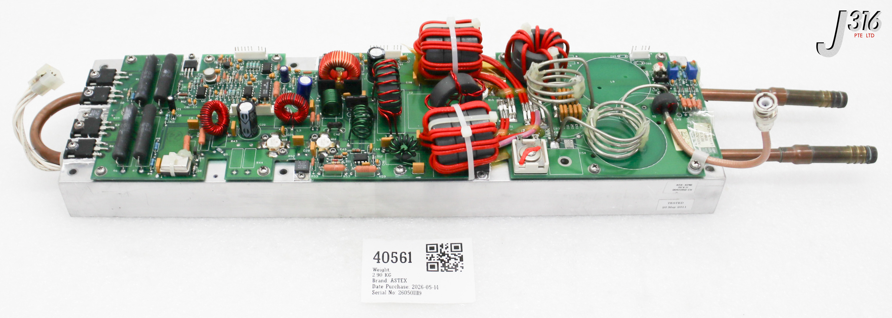 40561 ASTEX 300W SOLID STATE DRIVER BOARD, ABX-X279, ABX-X286  (PARTS) ARX-X248