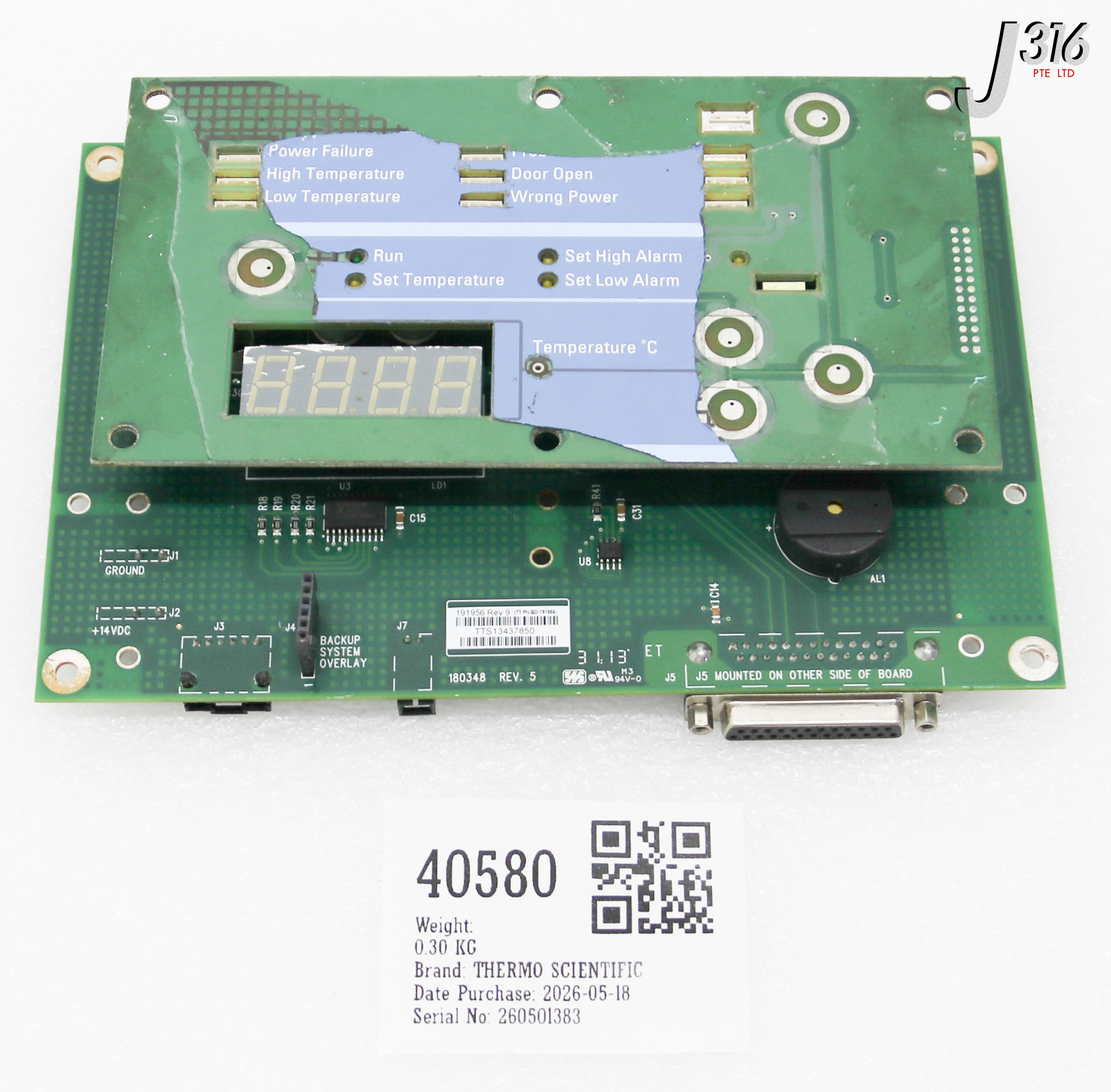 40580 THERMO SCIENTIFIC BD-191956 180348