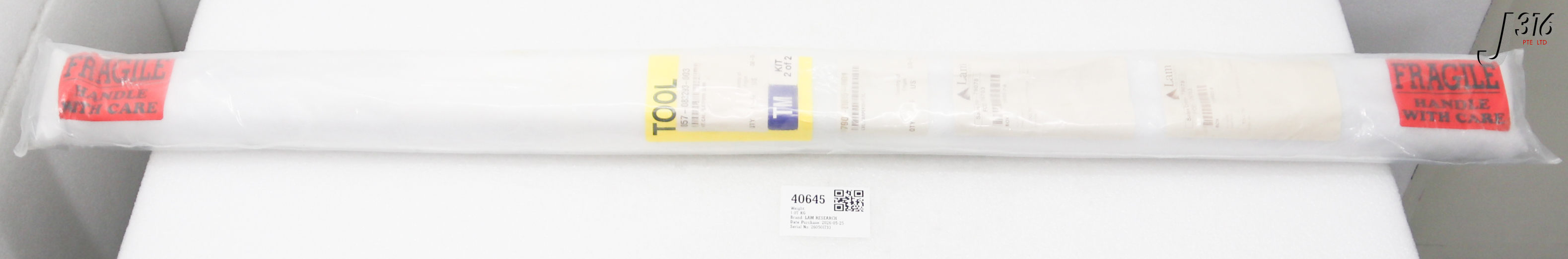 40645 LAM RESEARCH KIT, CAL, PLATFORM, 300MM (NEW) 857-083293-003