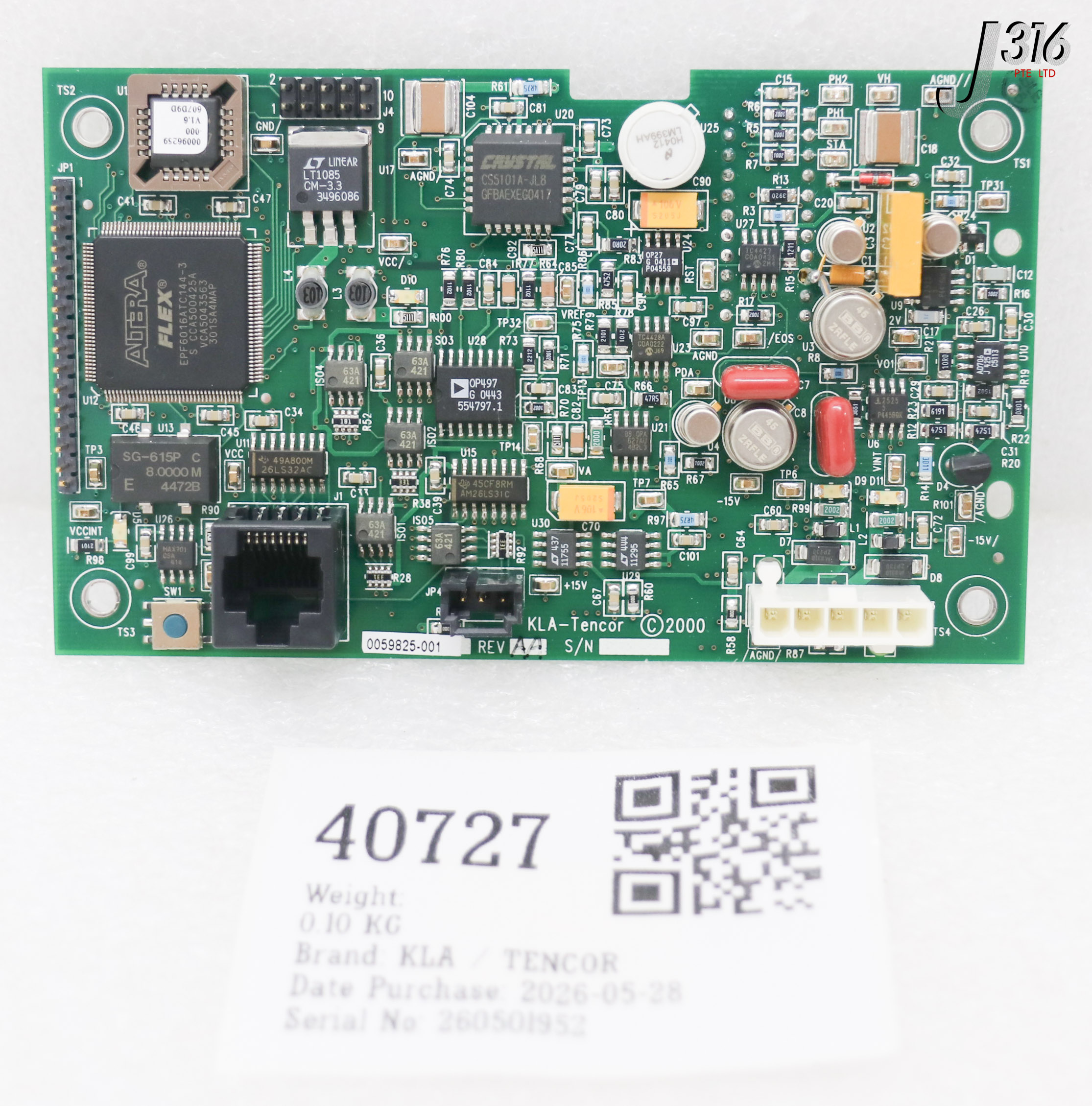 40727 KLA / TENCOR PCB CCD BOARD ASSY 0059825-001