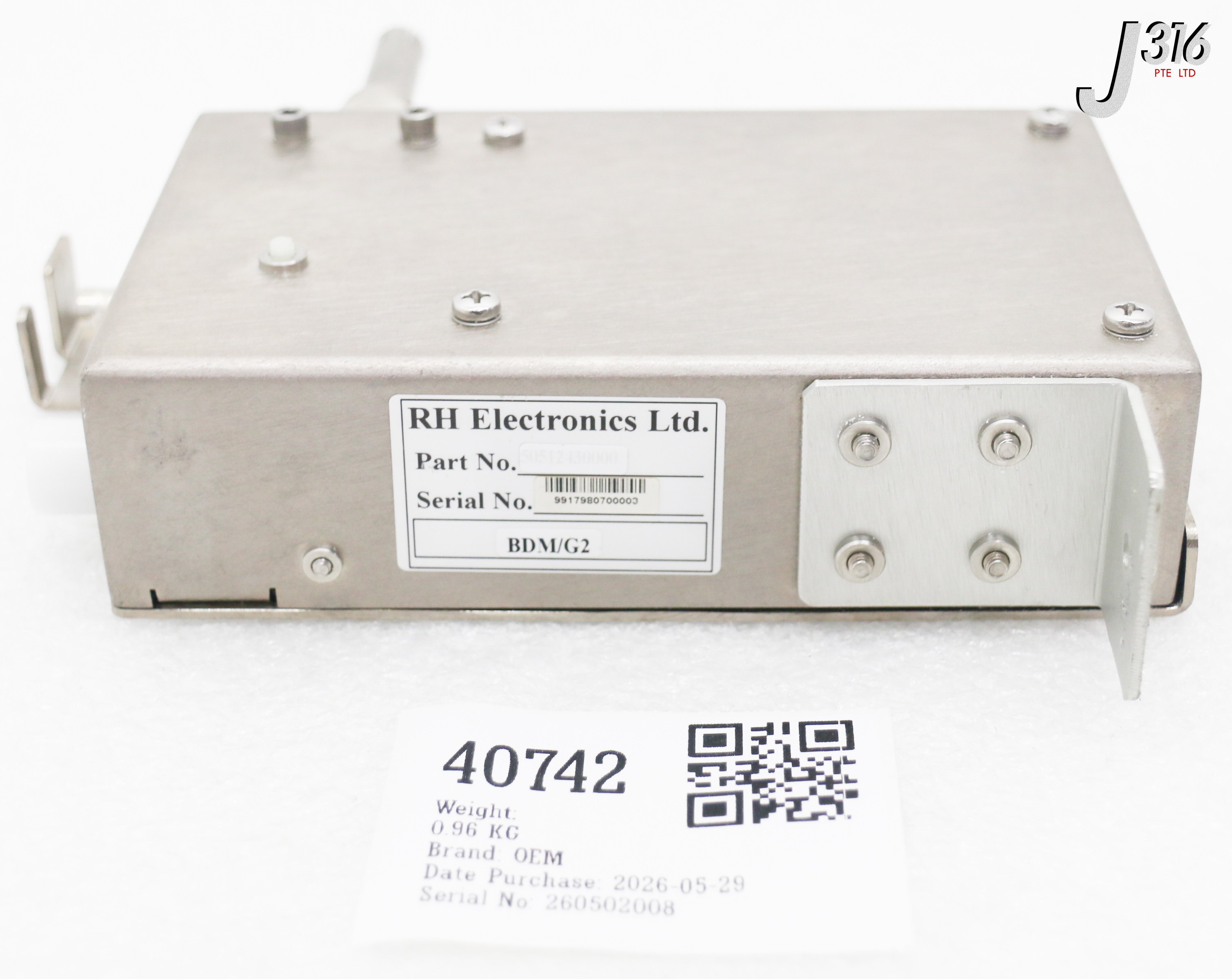 40742 RH ELECTRONICS BDM-G2 BEAM BLANKER ASSY 50512430000