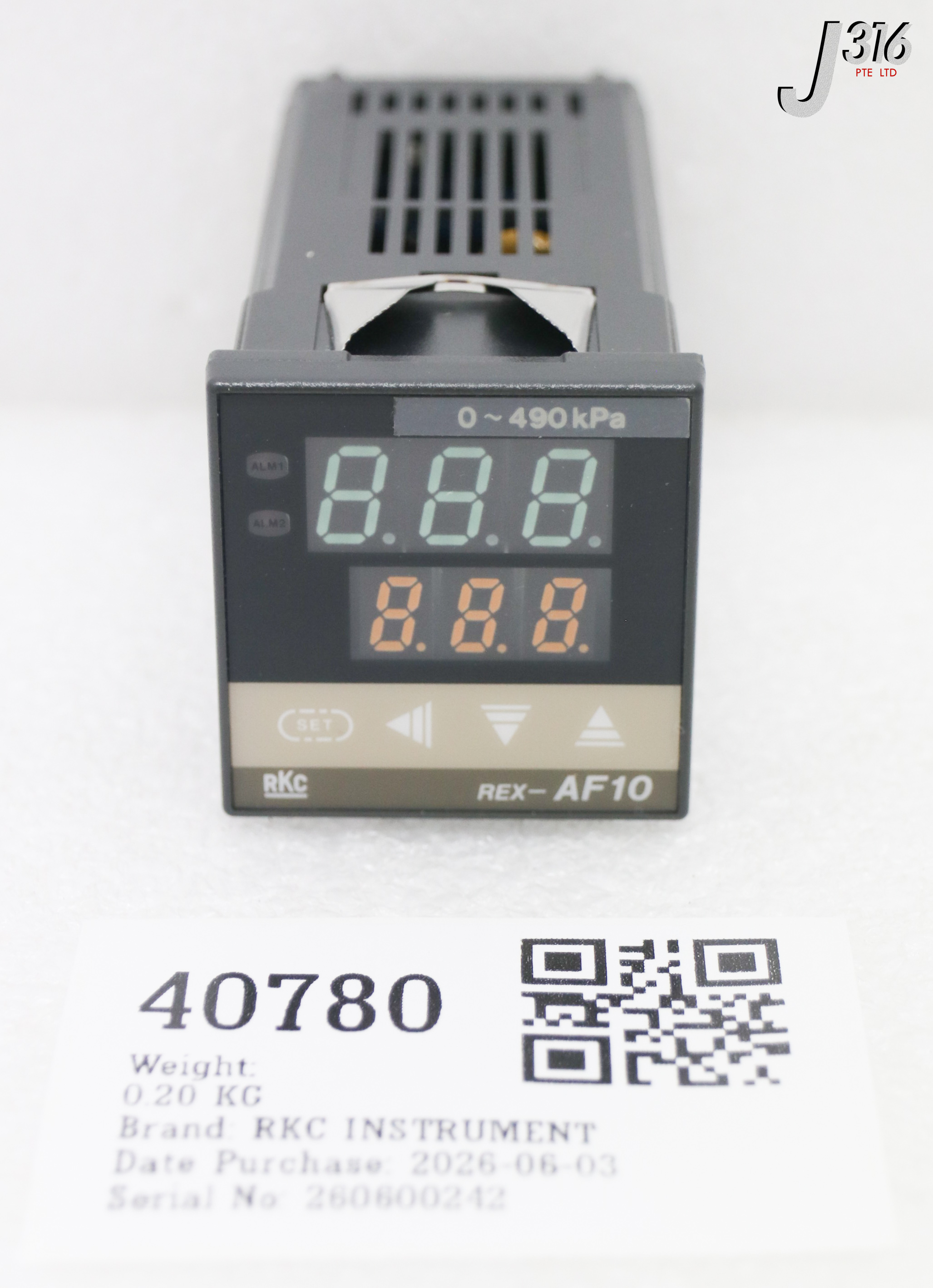40780 RKC INSTRUMENT REX-AF10 PRESSURE INDICATOR (NEW) AF10PD*BN-AN/A