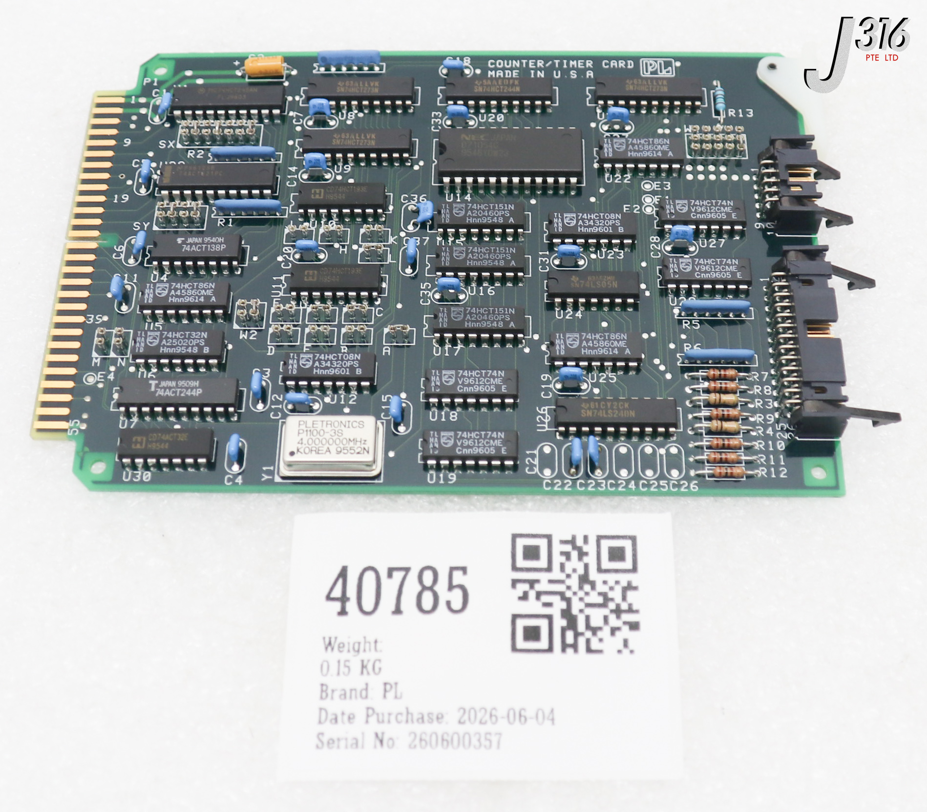 40785 PL PCB, COUNTER/TIMER CARD 114099-004