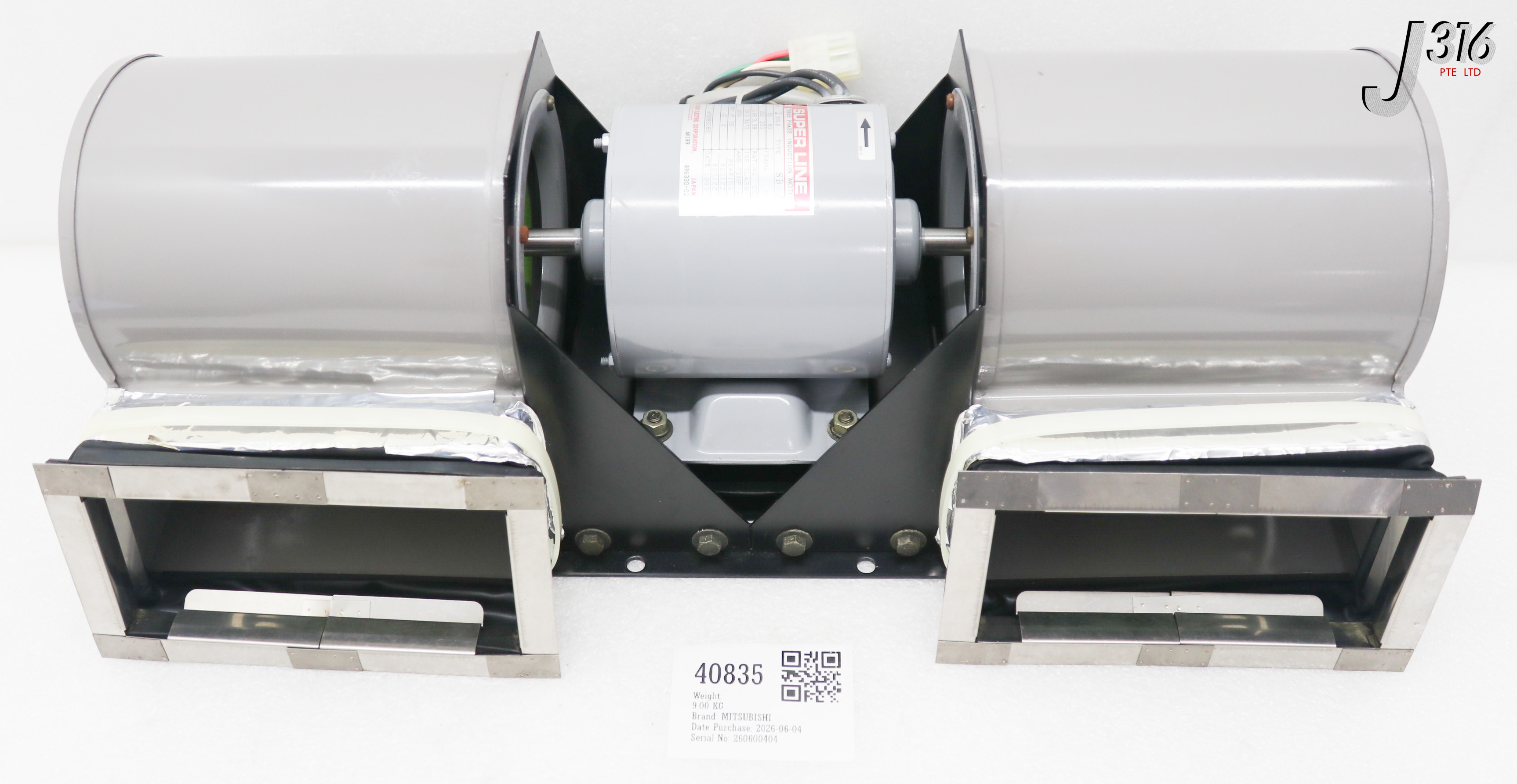 40835 MITSUBISHI SUPER LINE J SERIES 3 PHASE INDUCTION MOTOR SB-JR