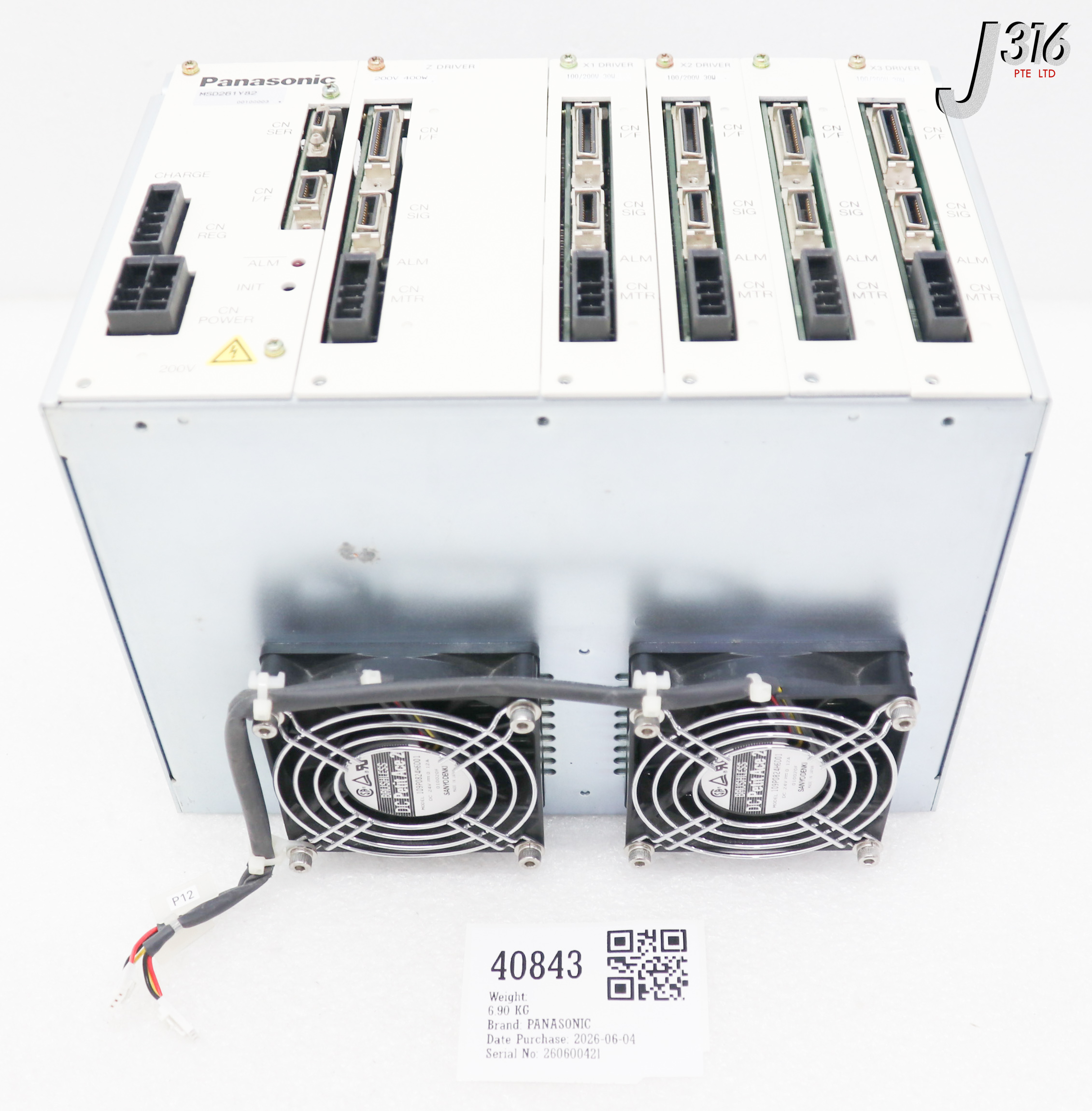 40843 PANASONIC CONTROLLER ASSY MSD261Y82