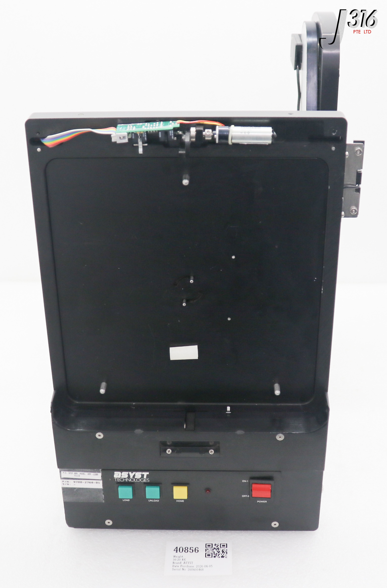 40856 ASYST WAFER LOADER P/N: 9700-2768-01 ARM-2200 V111S