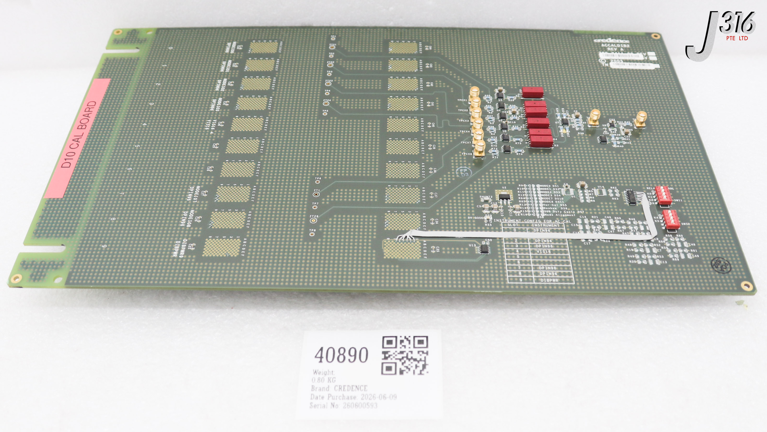 40890 CREDENCE PCB, D10 CAL BOARD, ACCALDIB2 671-7411-02