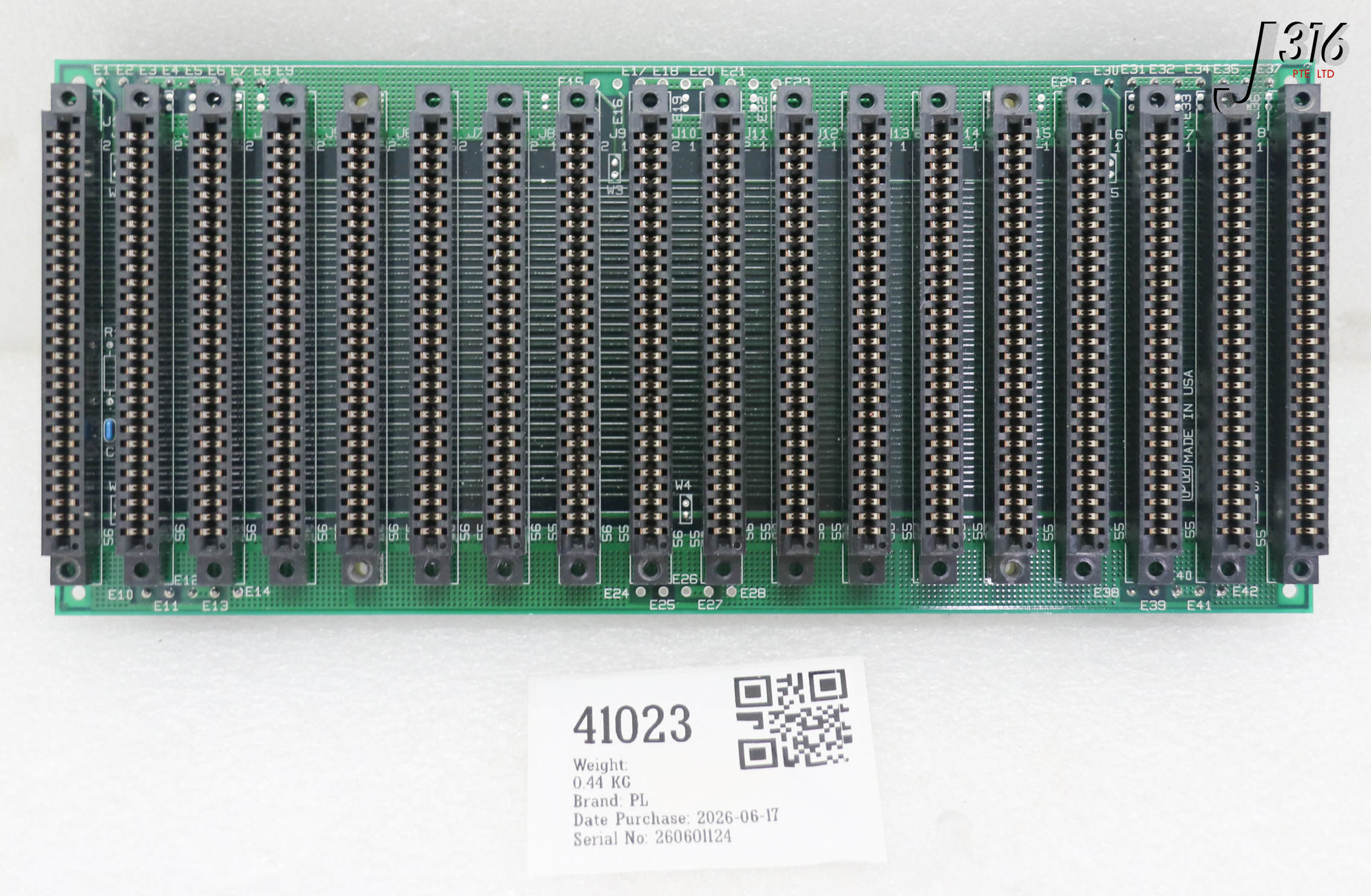 41023 PL PCB, 18 SLOT MOTHRTBOARD 115656-001