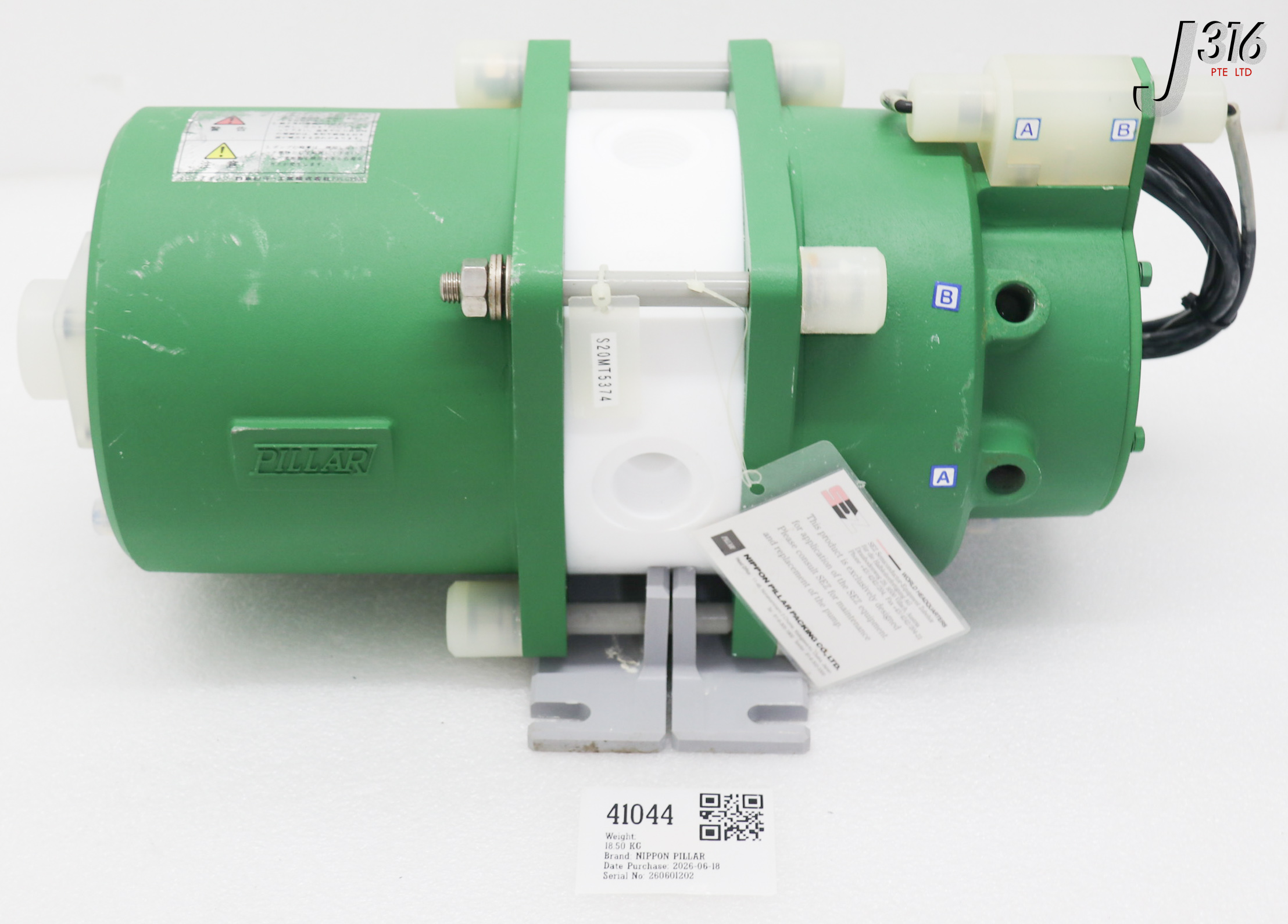 41044 NIPPON PILLAR SEZ PUMP S20MT5374