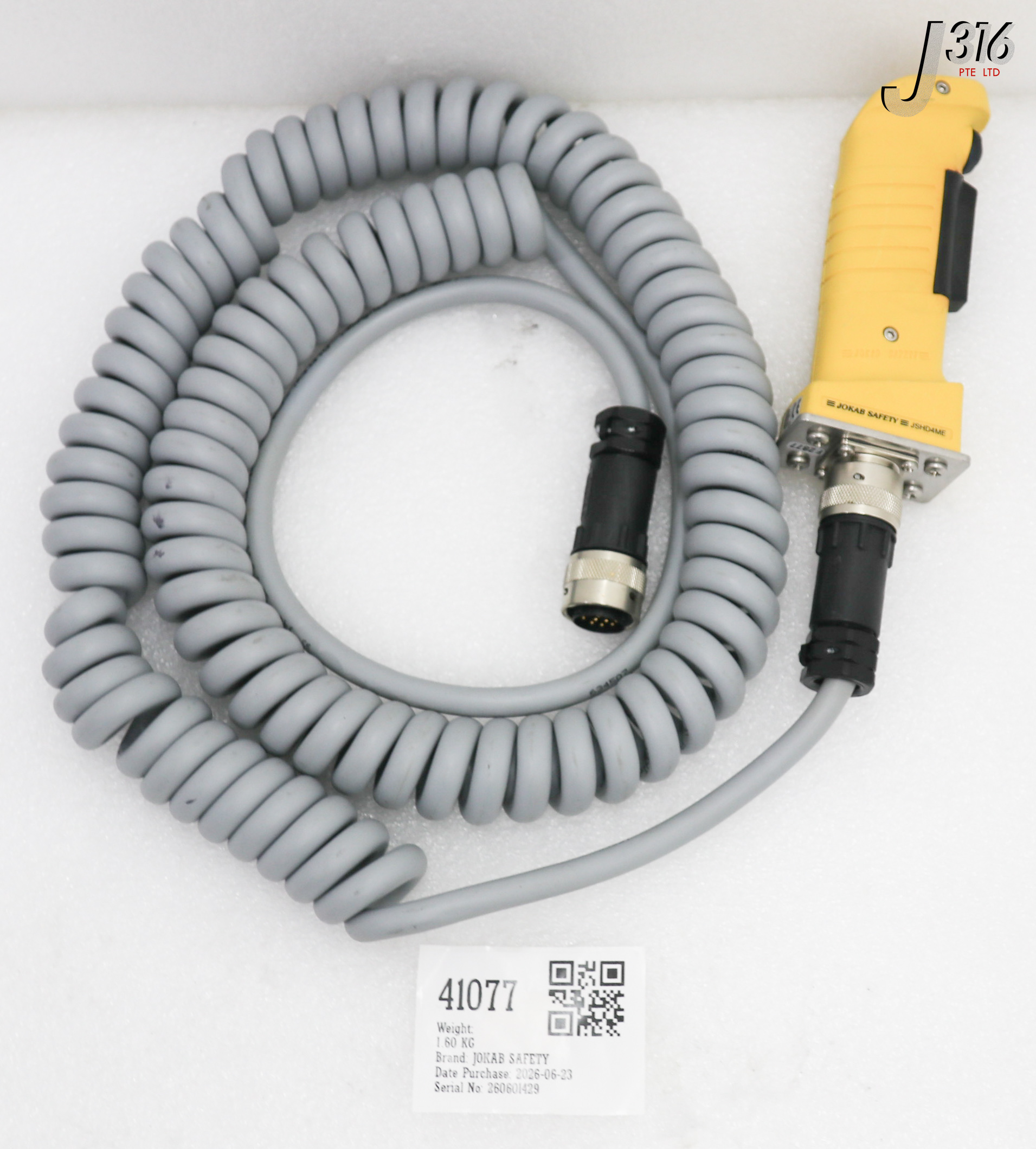 41077 JOKAB SAFETY 3 TRIGGER DESIGN SAFETY SWITCH W/ 15 FEET OF CABLE JSHD4ME