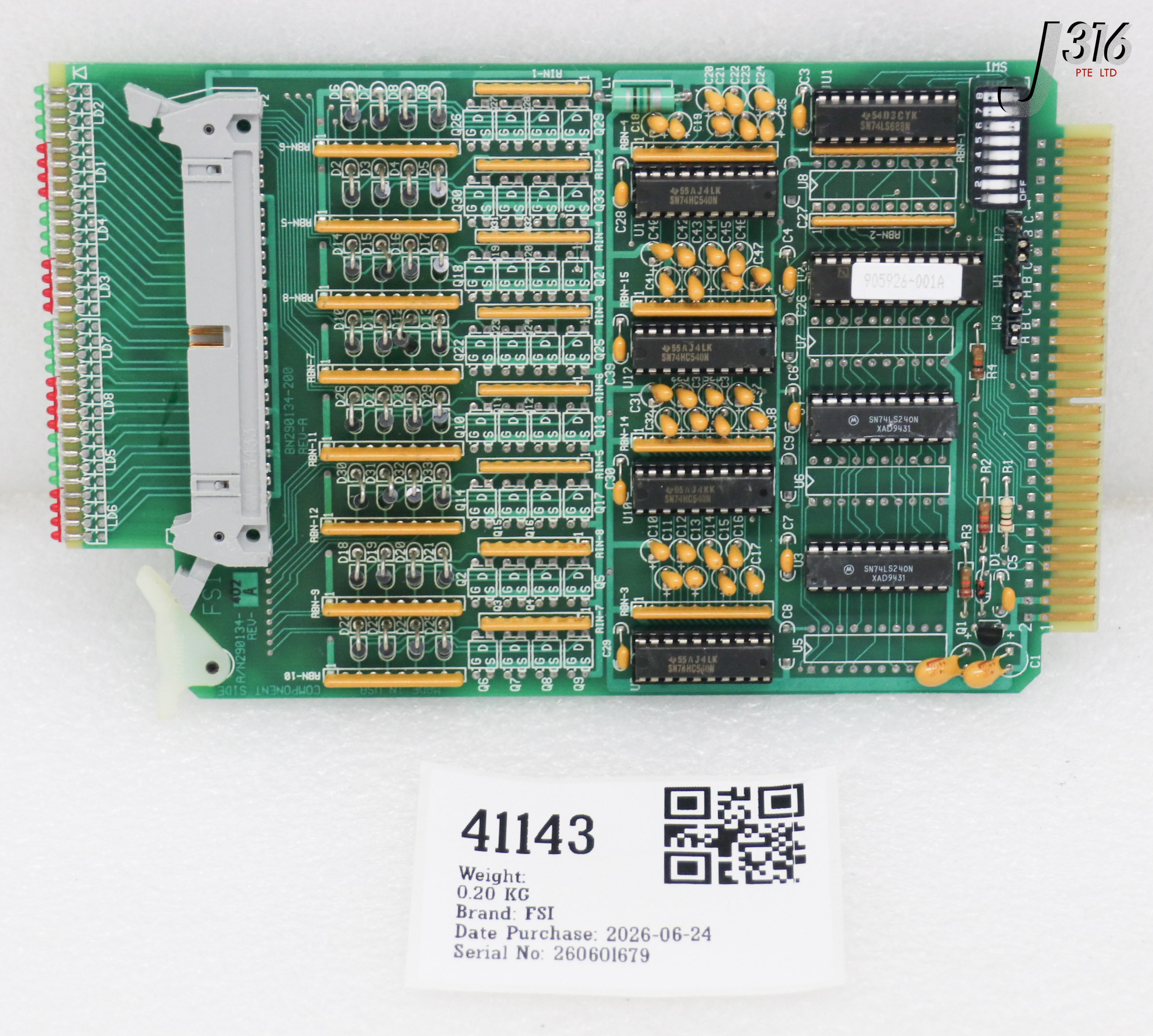 41143 FSI PCB ASSY, A/N290134-402 BN290134-200