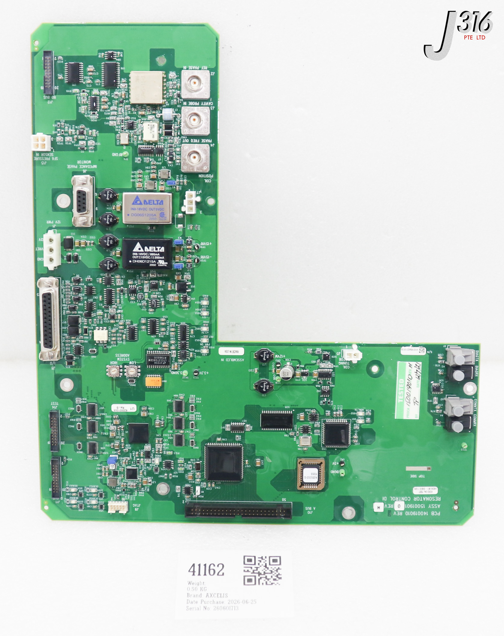 41162 AXCELIS PCB, RESONATOR CONTROL DI, 15001901 140019010