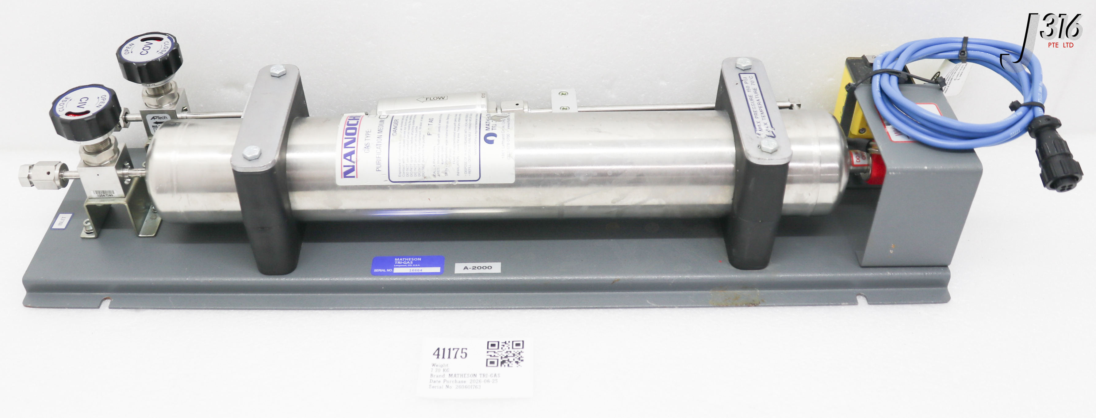41175 MATHESON TRI-GAS NANOCHEM HCL PURIFER A-2000