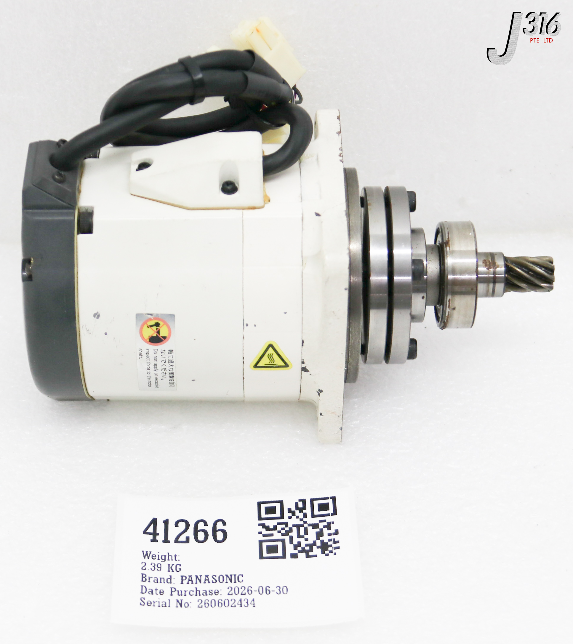 41266 PANASONIC AC SERVO MOTOR MQMA022P2B